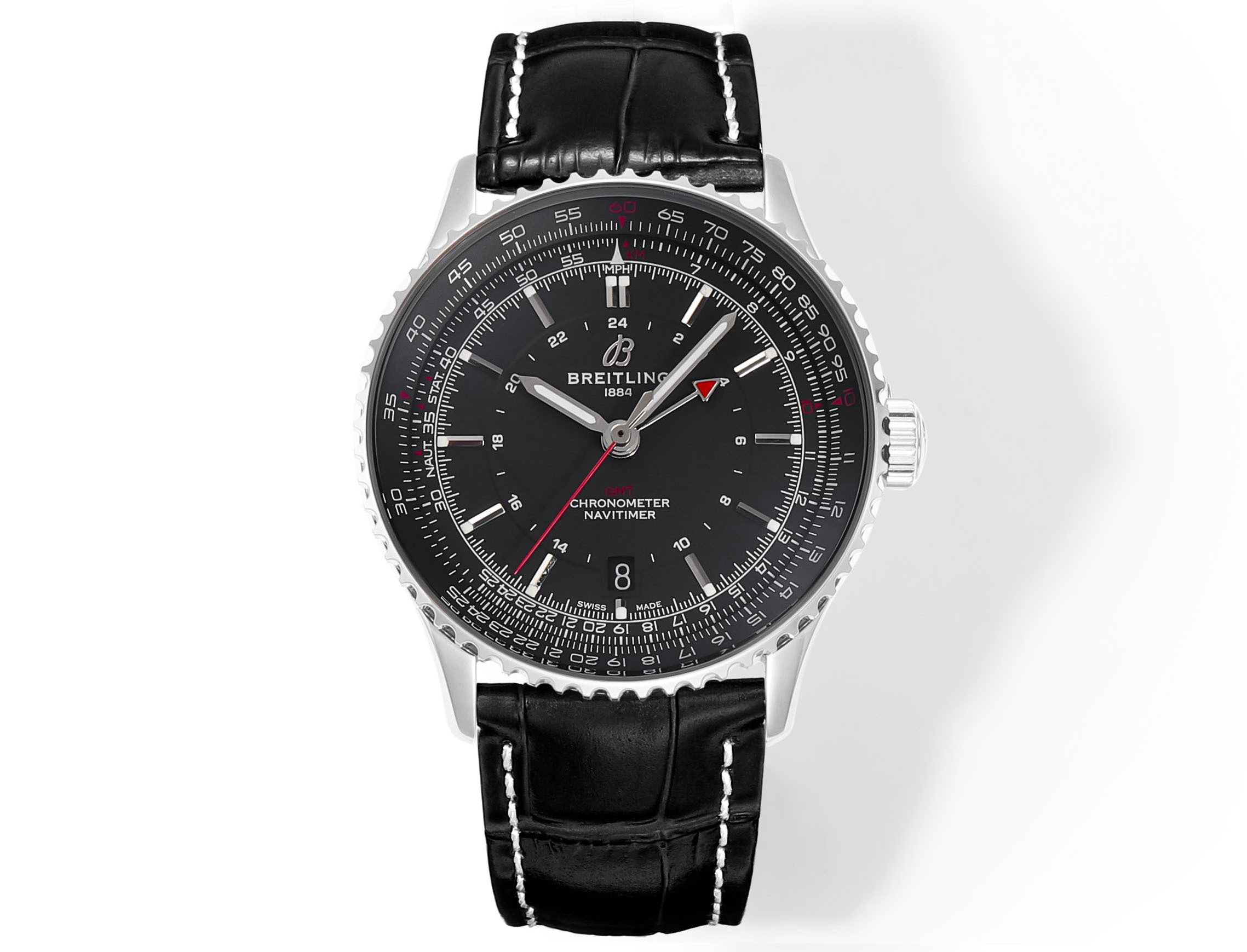 Breitling Navitimer Automatic GMT 41mm Mens Watch(1:1 replica) - Top club