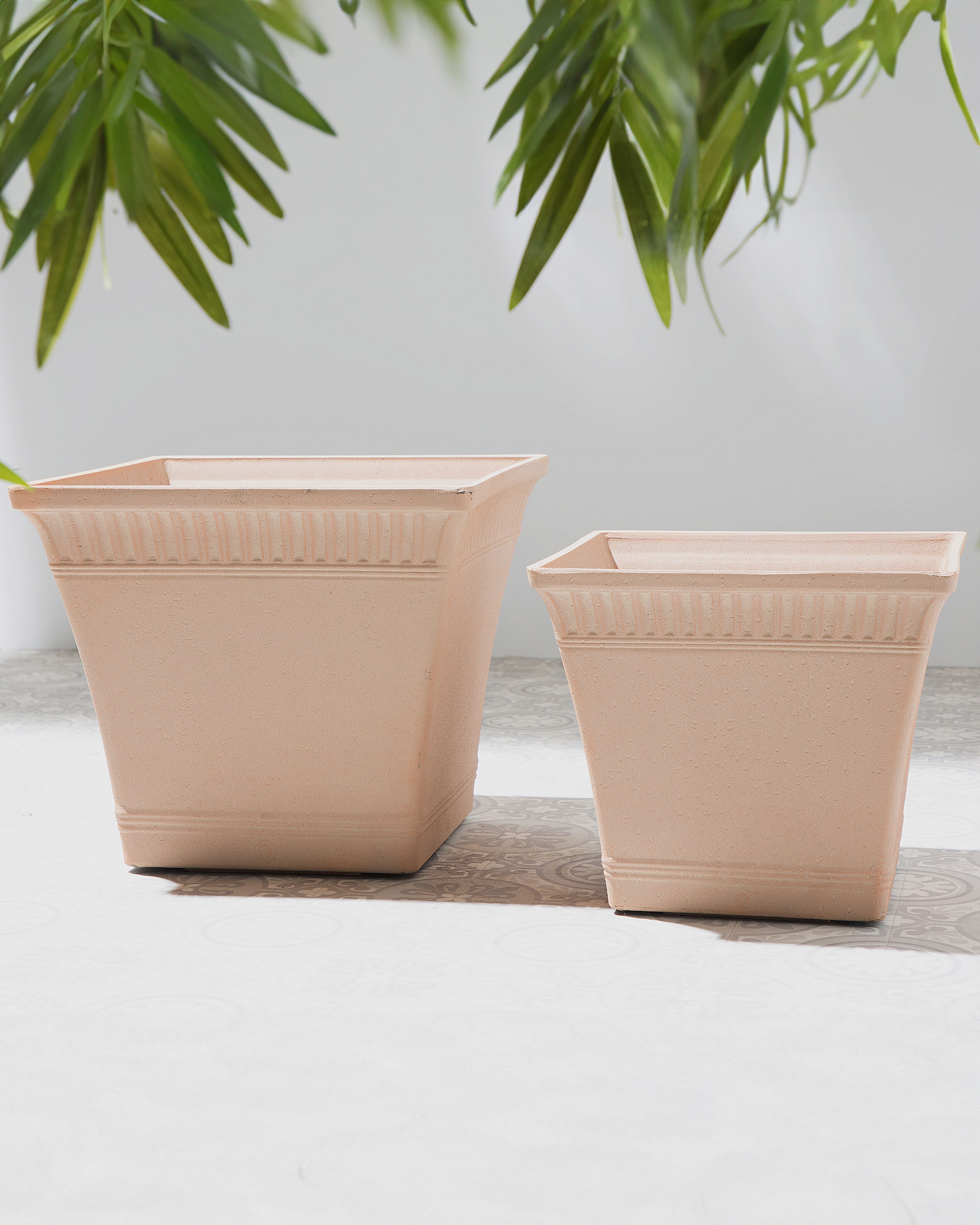 Plant Pot PSATHA 41 cm Peach Pink