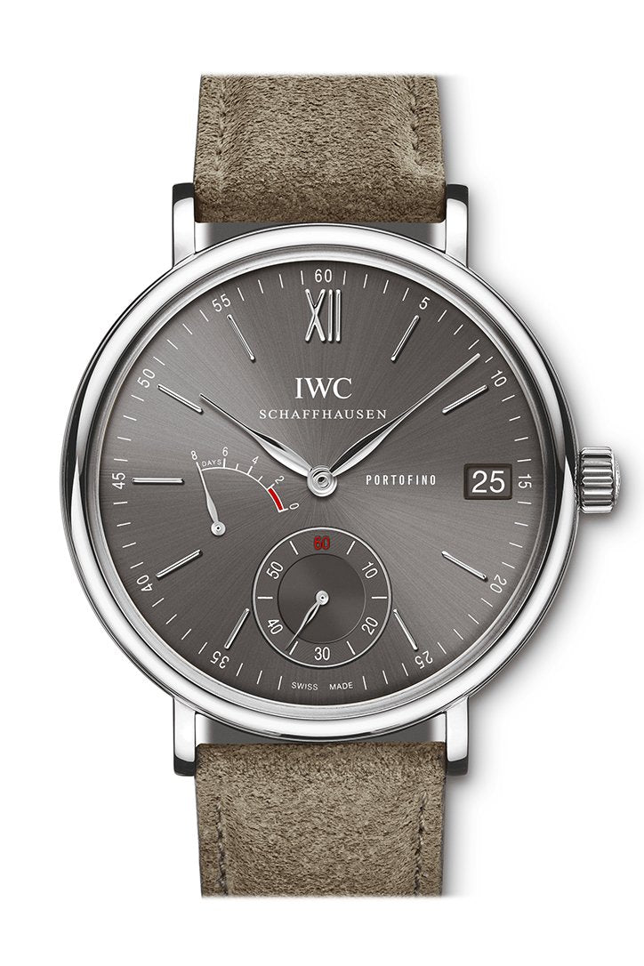 IWC Portofino Hand-Wound Eight Days in Steel Grey Dial IW510115(1:1 replica) - Top club