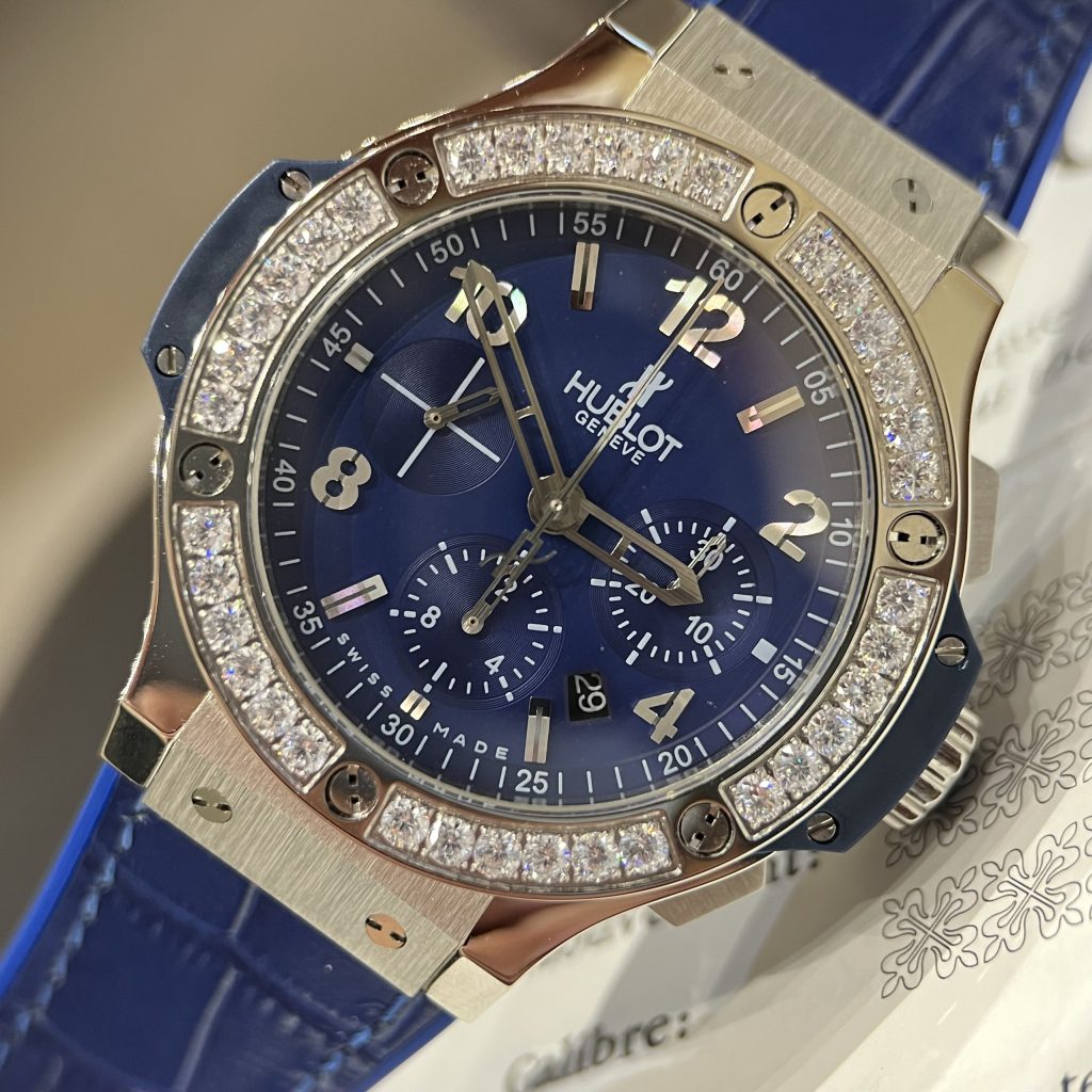Hublot Replica Watch Big Bang HUB 4100 Blue Dial 44mm - Elite Watch Atelier