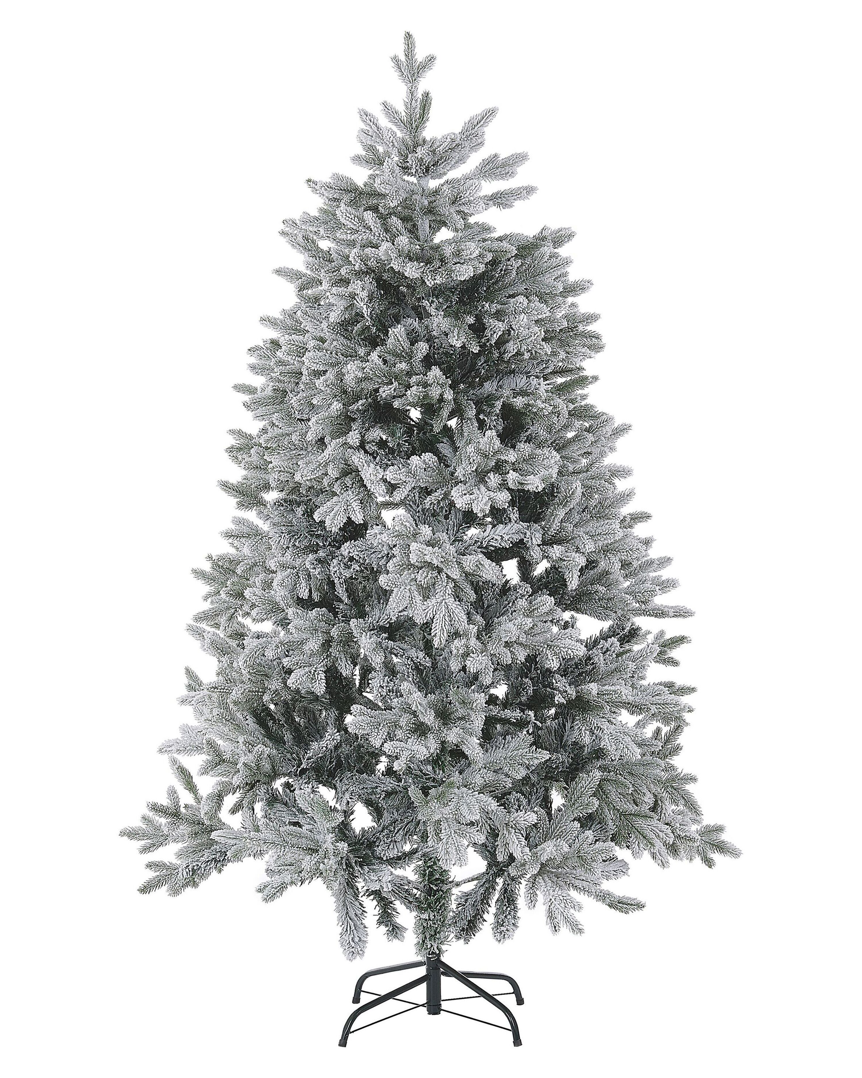 Artificial Snowy Christmas Tree FORAKER 180 cm White