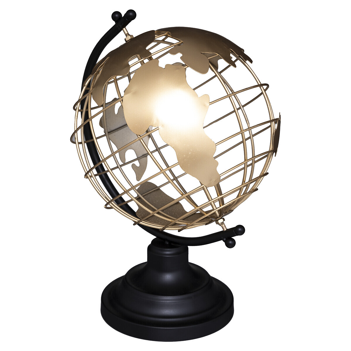 Globe "Loft", metal Gilt, H.29,5 cm
