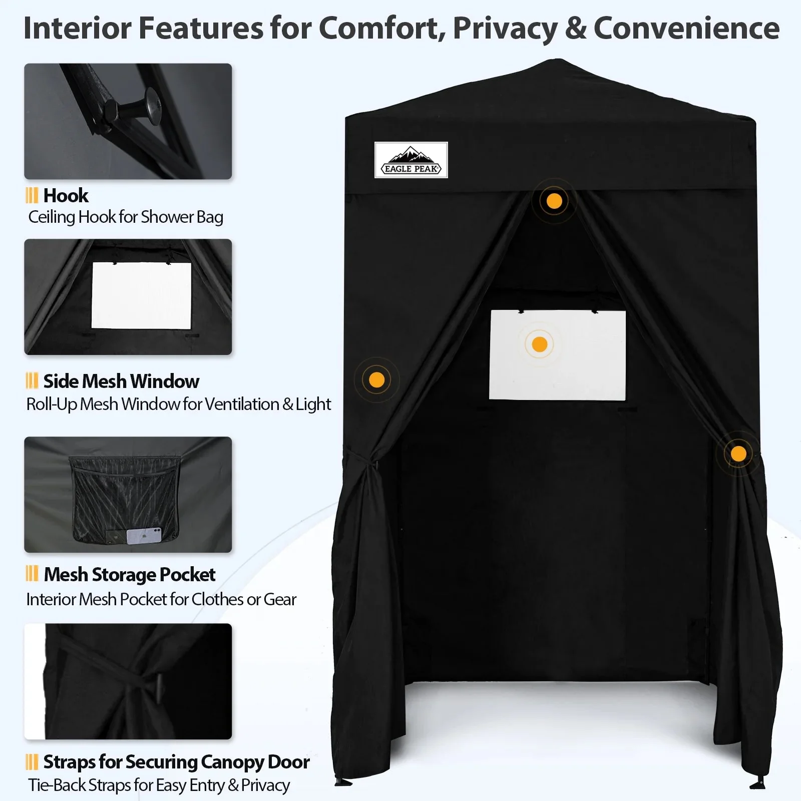 EAGLE PEAK Ultra Compact 4 ft x 4 ft Pop-Up Changing Room Canopy - Flex - Image 169 EAGLE PEAK Ultra Compact 4 ft x 4 ft Pop-Up Changing Room Canopy - Flex - Image 169