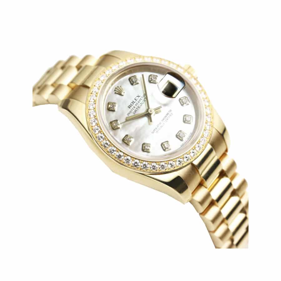 Rolex Datejust 178288 Gold Mother Of Pearl Dial Replica - Elite Watch Atelier