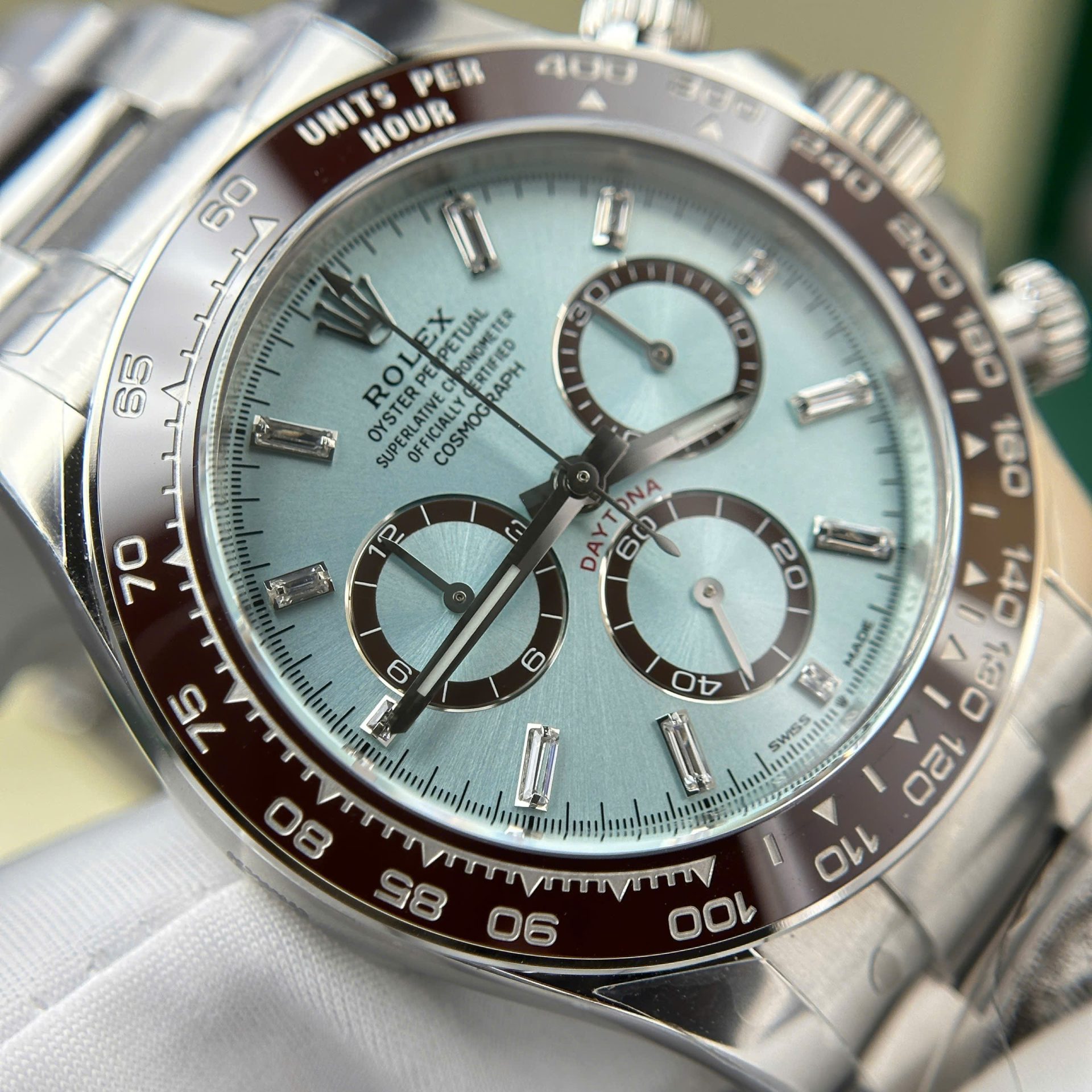 Rolex Replica Watch Cosmograph Daytona 126506 Dial Ice Blue Clean Factory 40mm - Elite Watch Atelier