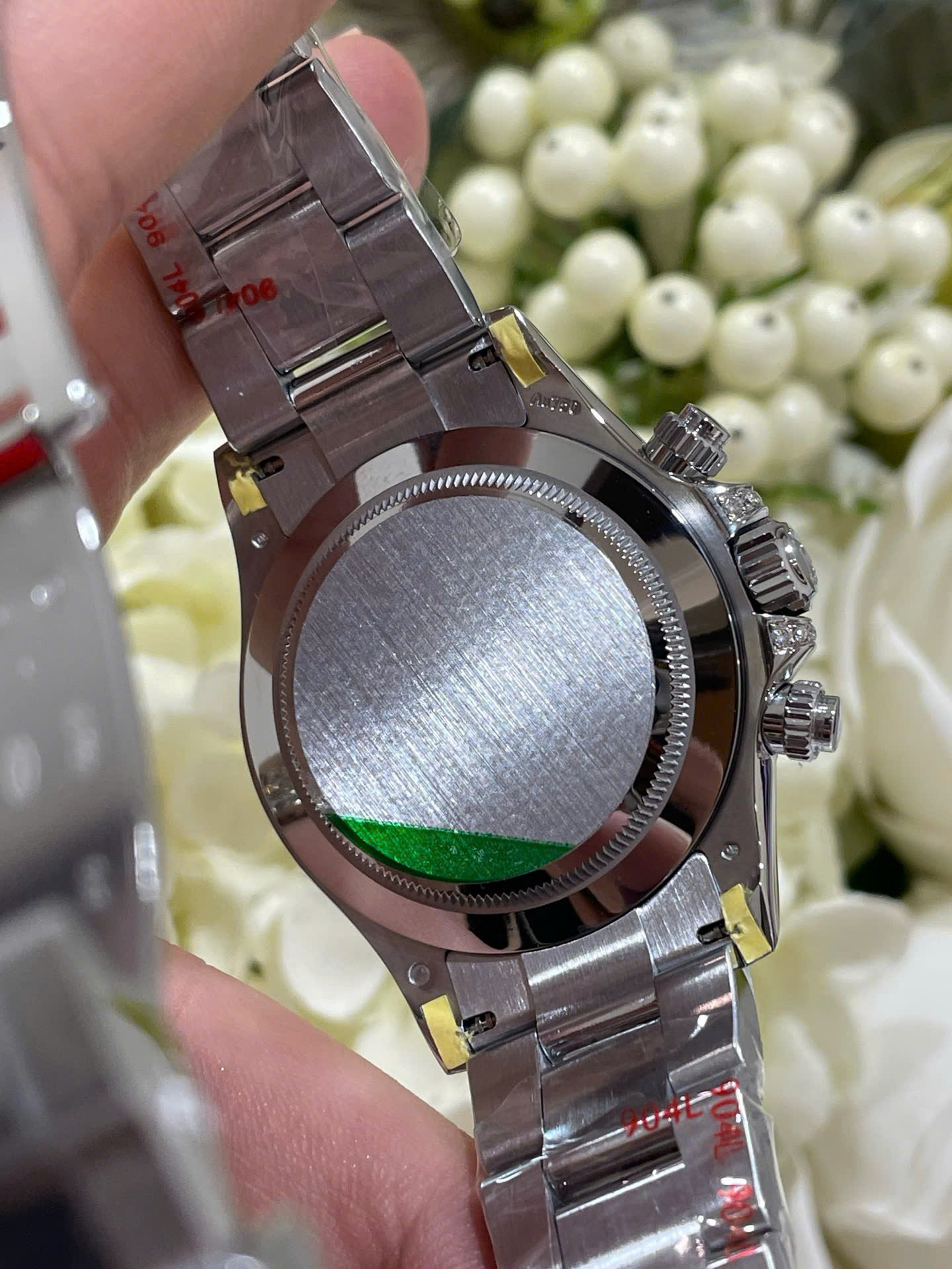 Rolex Daytona 126599TSA Imitation Watches 18K White Gold Wrapped   Synthentic Sapphire 40mm - Top club