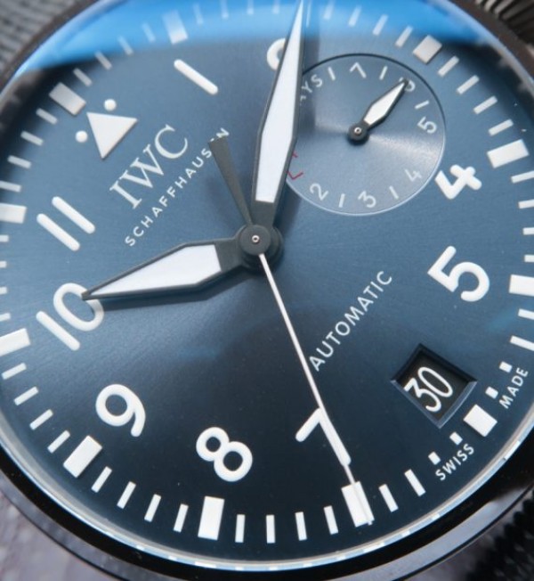 Replica IWC ZF Big Pilot IW502003 Real Ceramic Nylon Strap - Top club