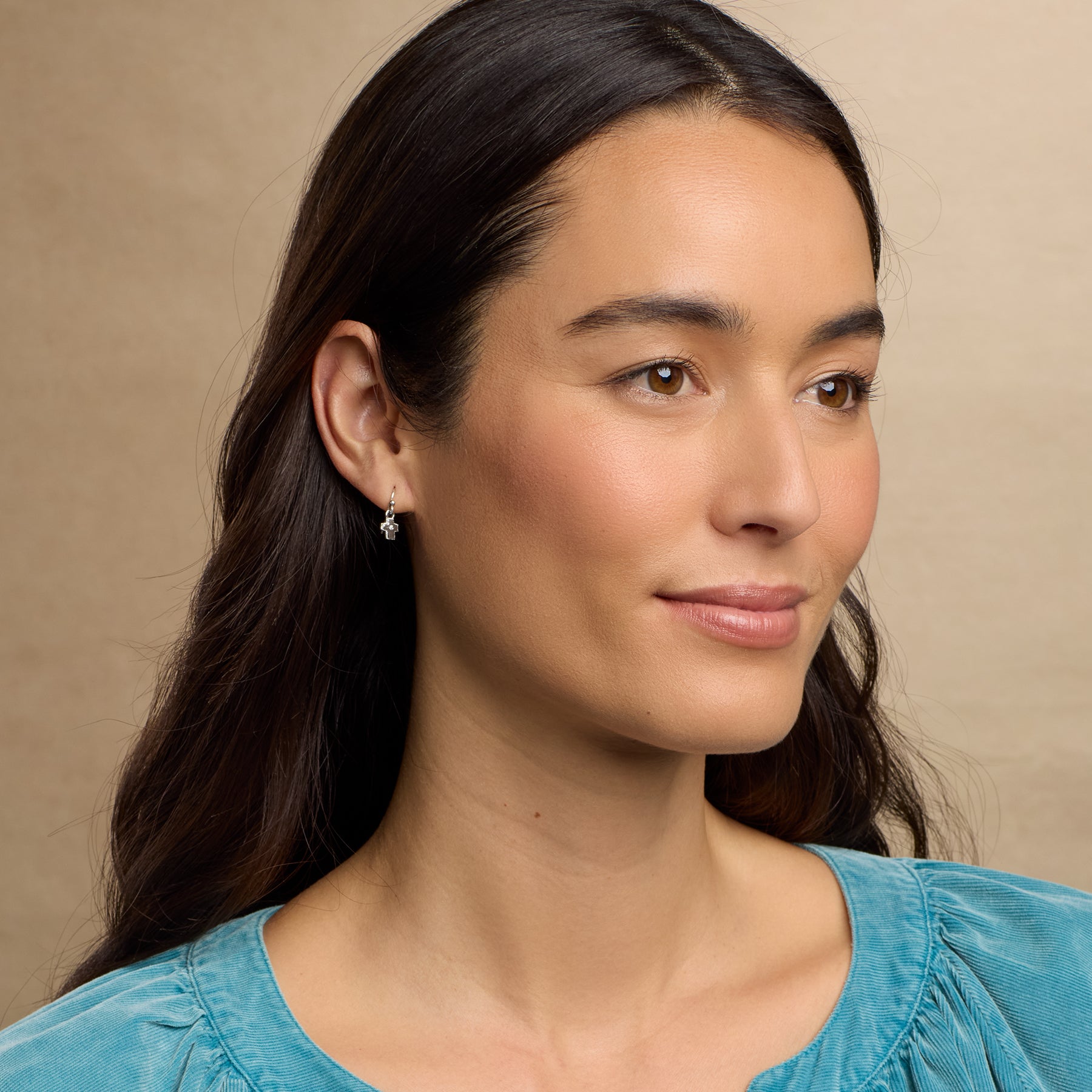 Silver Bright Faith Earrings - Sundance Clothing