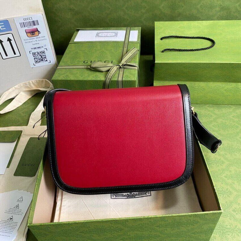Replica Gucci Horsebit 1955 Small Bag 602204 In Brick/Sand Leather1:1High-quality replica
