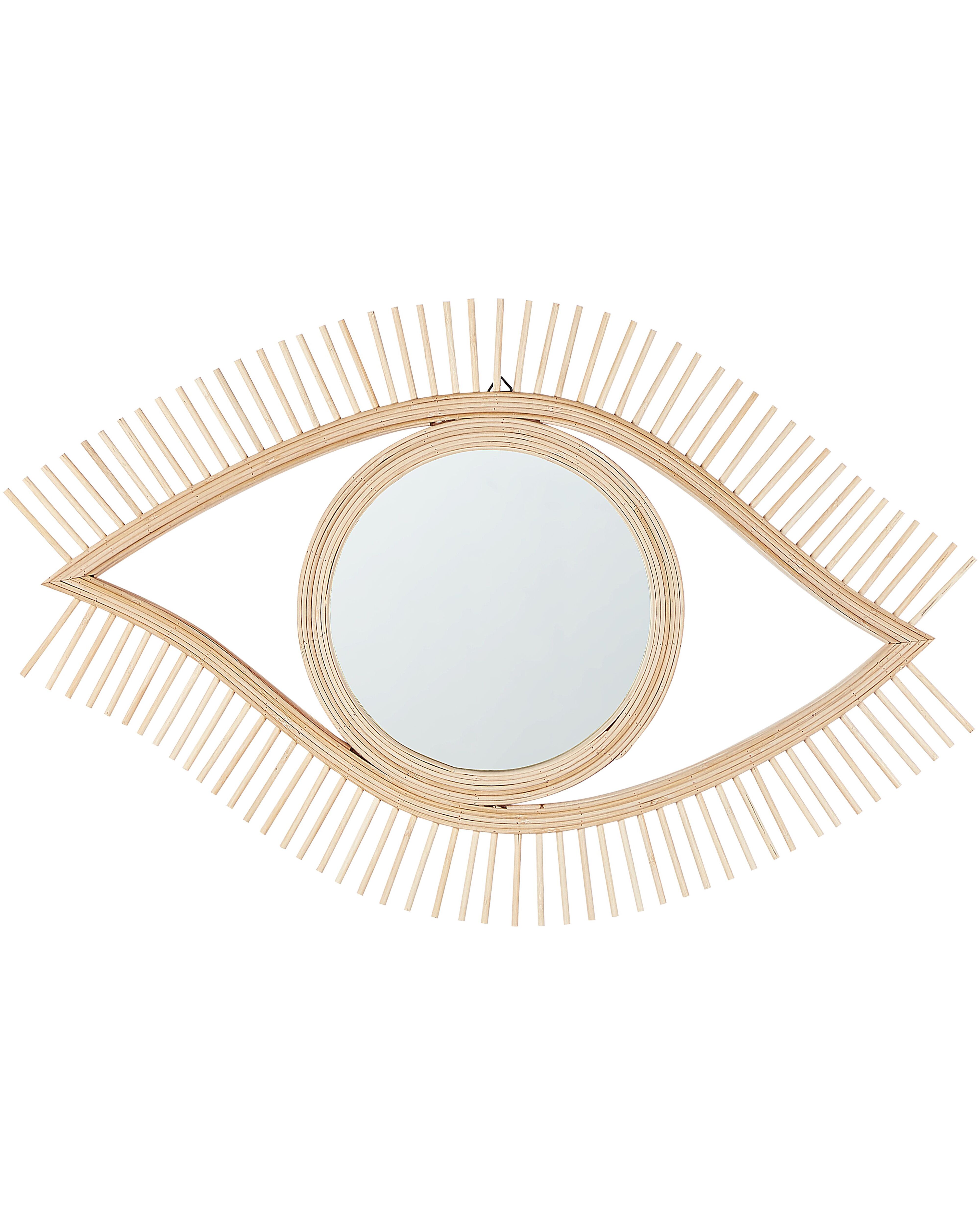 Wall Mirror SOYOPA 79 cm 48 cm Bamboo Natural