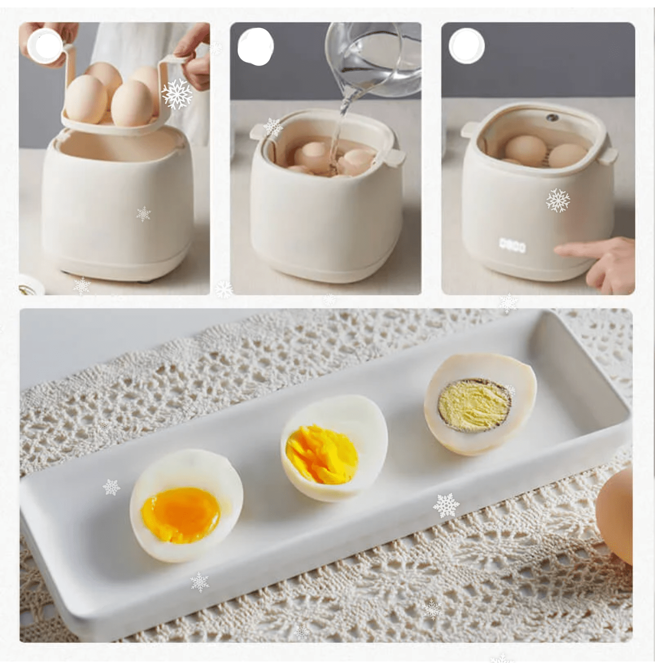 EggMaster | Ultra Slimme Eierkoker met 6 Kookmodi