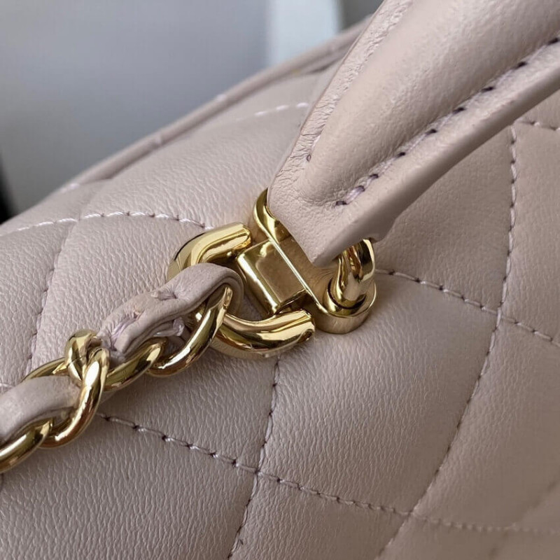 Replica Chanel Mini Flap Bag With Top Handle As2431 In Iridescent Lambskin1:1High-quality replica