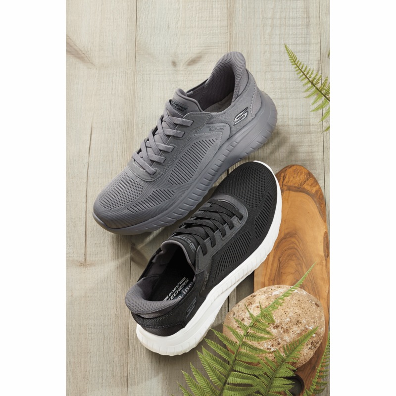BOBS Men's Slip-Ins Bobs Sport Squad Shoe by Skechers - MIDNIGHT VELVET CATALOG