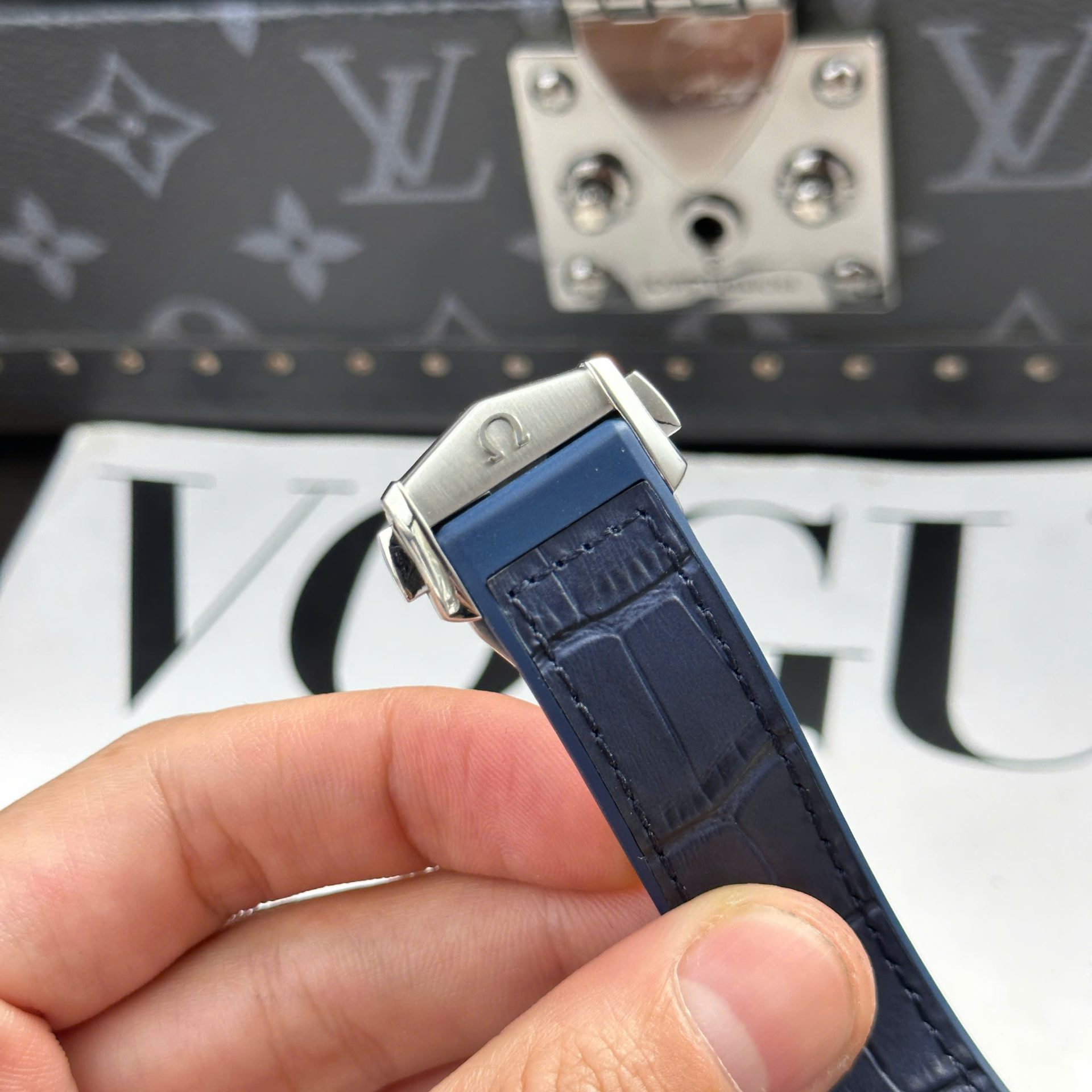 Omega Constellation Best Replica Watch Bezel Ceramic Blue VS Factory 41mm - Top club