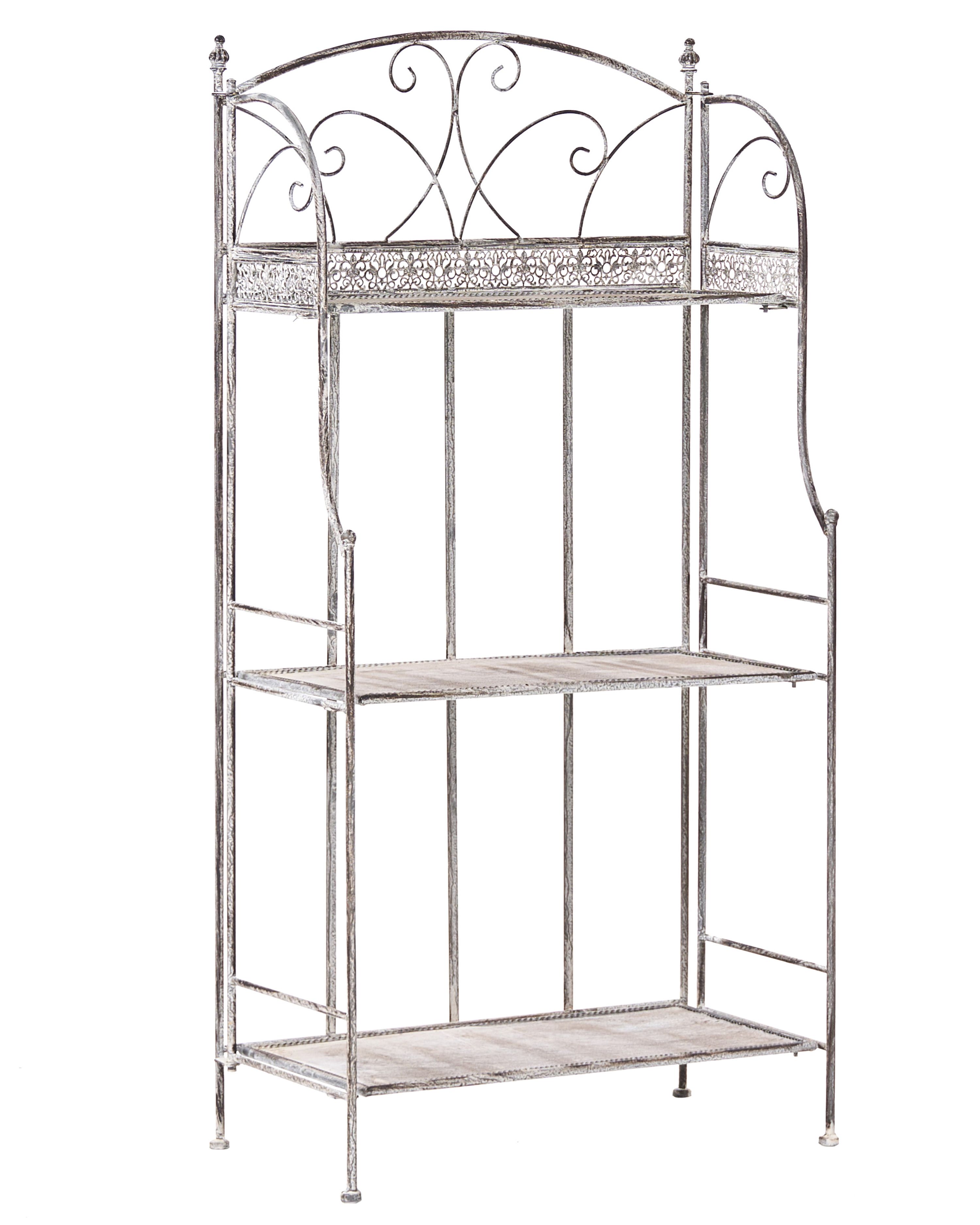 Shelving Unit VILLADOSE Metal 60 cm 30 cm Grey