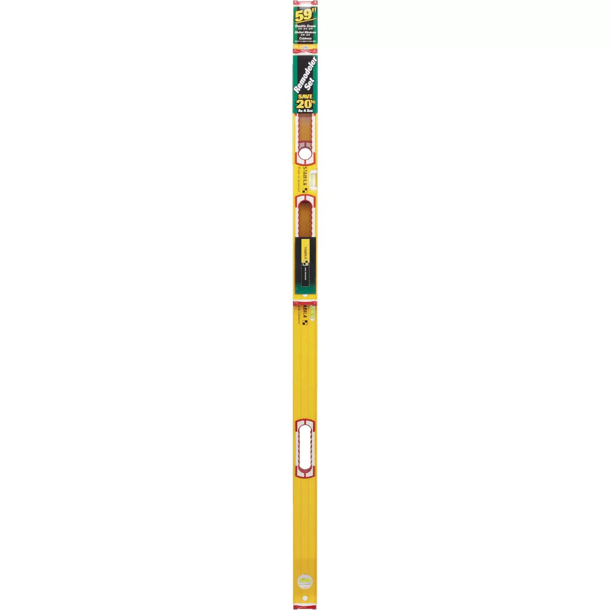 Stabila 58 In. and 32 In. Aluminum Heavy-Duty Level Set