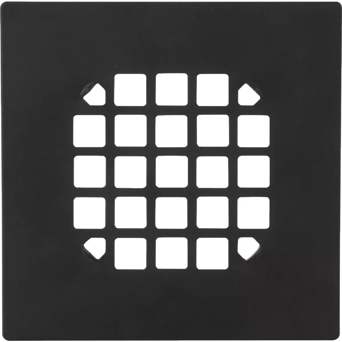 Danco Matte Black Square Snap-In Drain Cover For Shower