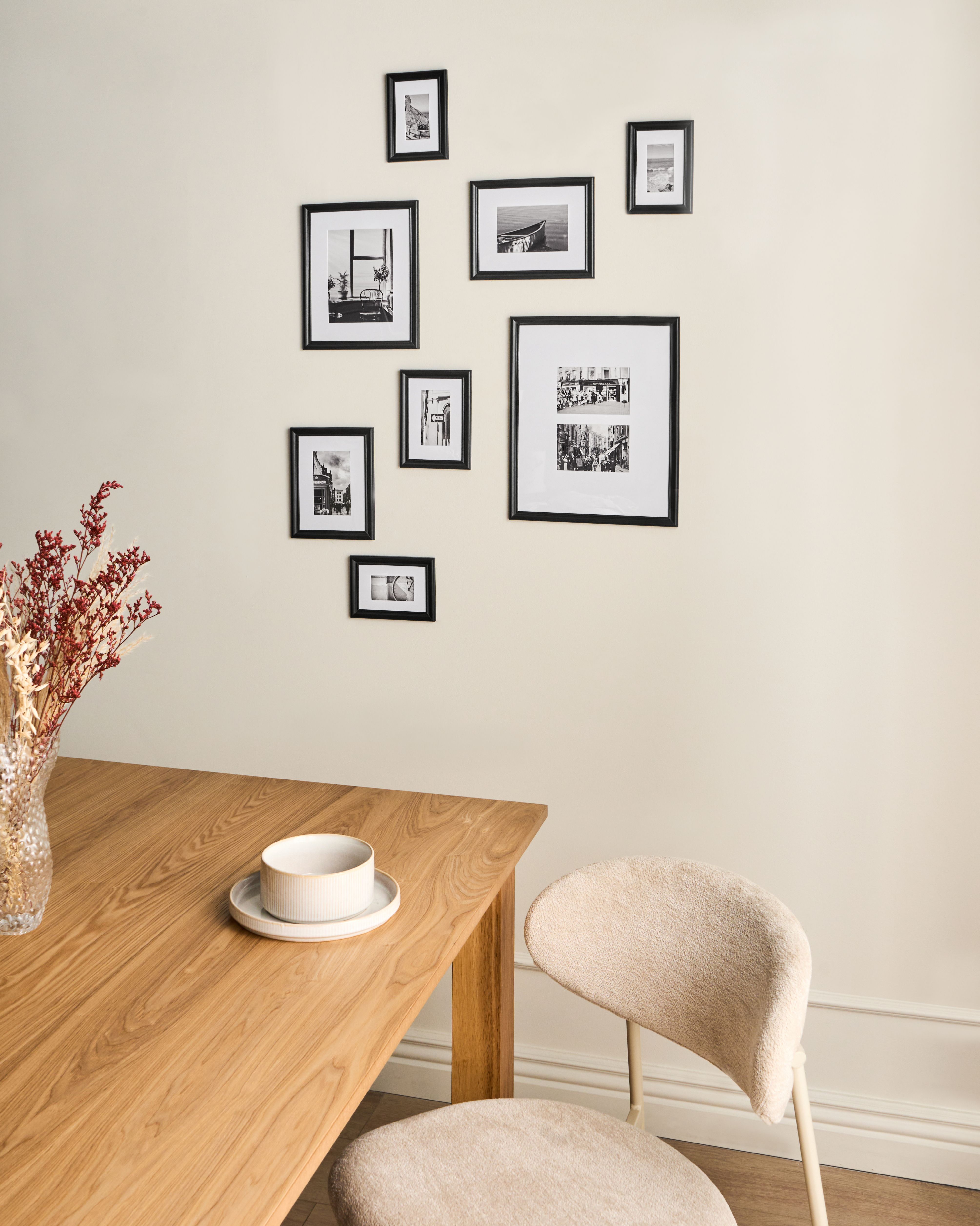 Photo Frame GARANGO Urban Motif Nautical Motif Black