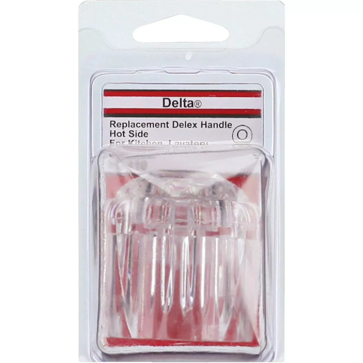 Lasco Delta Delex Hot Round Clear Tub & Shower Handle Kit