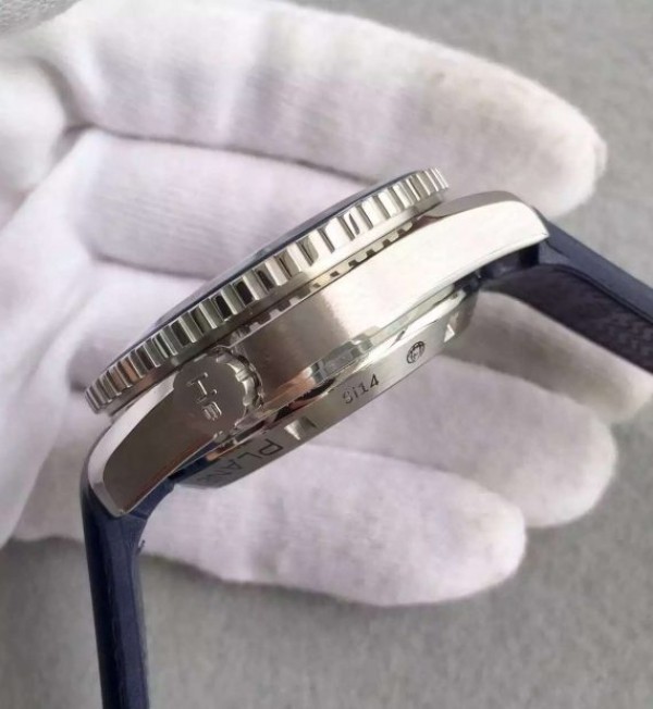 Replica Omega Seamaster Professional Chronograph Blue Bezel Blue Dial Rubber Strap A9900 - Top club