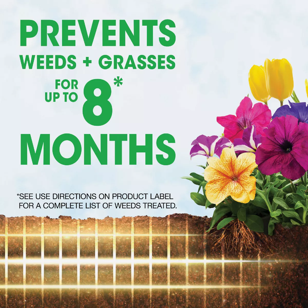 Roundup 5.4 Lb. Built-In Applicator Landscape Weed Preventer