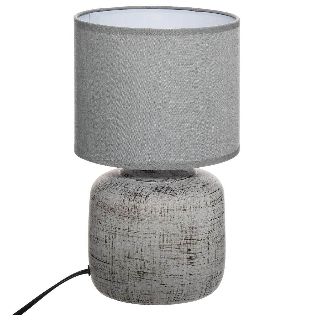 Ceramic lamp "Salta" Grey, 26.5 cm