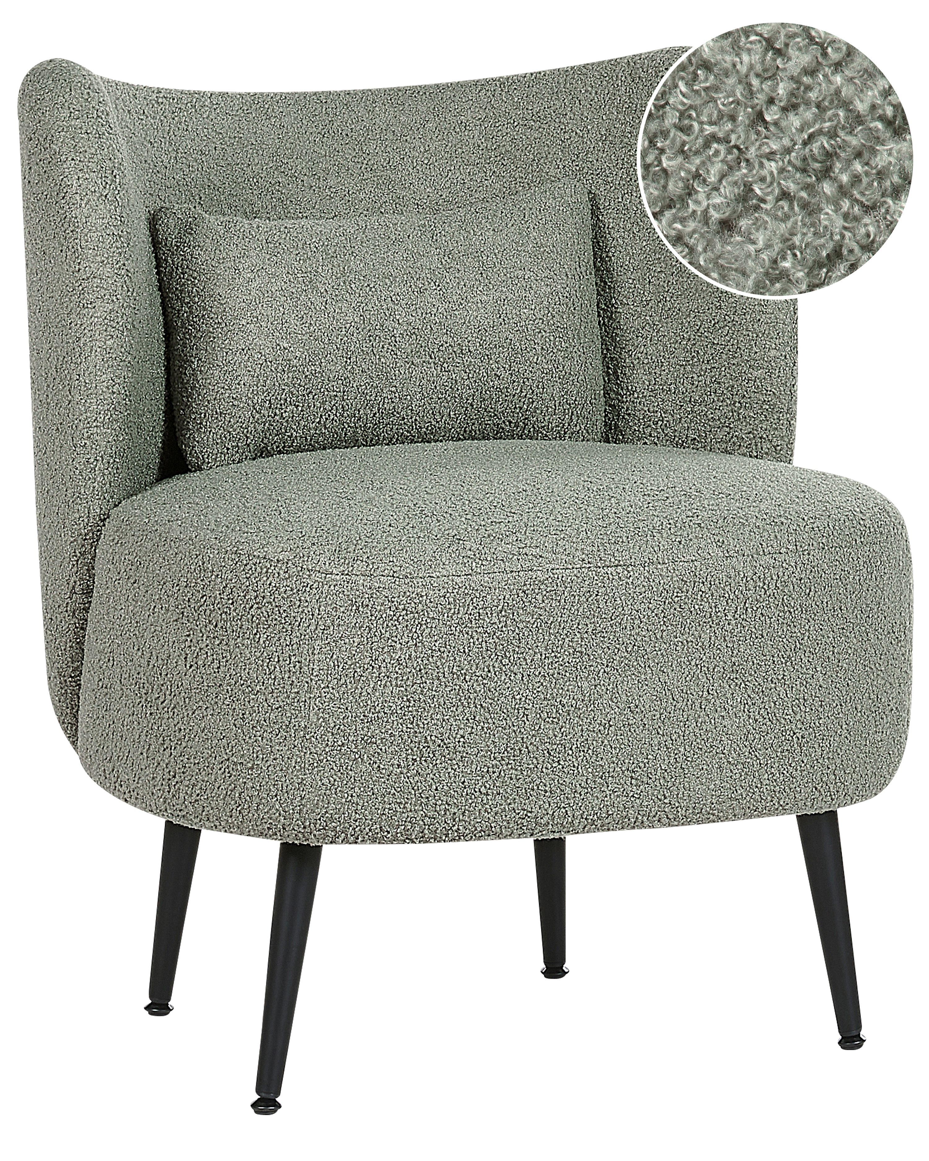 Armchair OTSBY Boucle Light Green