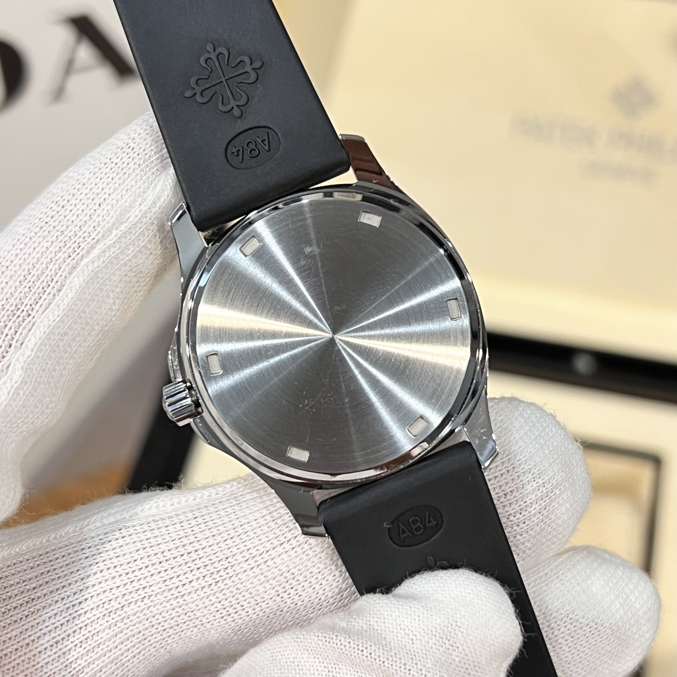 Patek Philippe Aquanaut 5067A Replica 1:1 Watch Black With Stone Bezel PPF 35.6mm - Top club