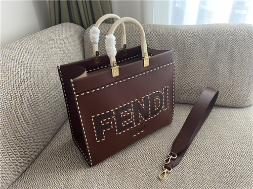 fendi sunshine tote medium brown - Replicaclubs