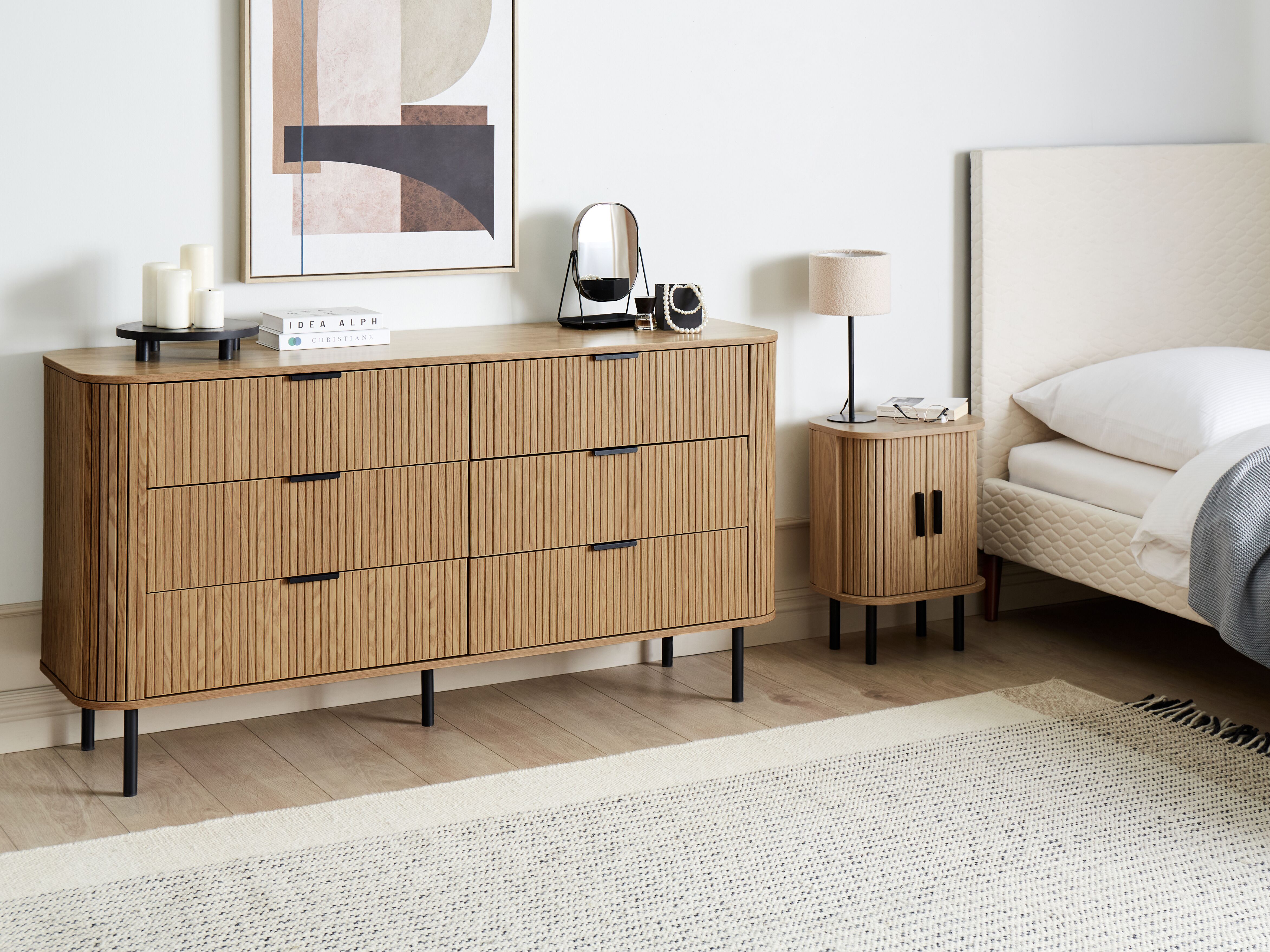 6 Drawer Chest BRADLEY Brown