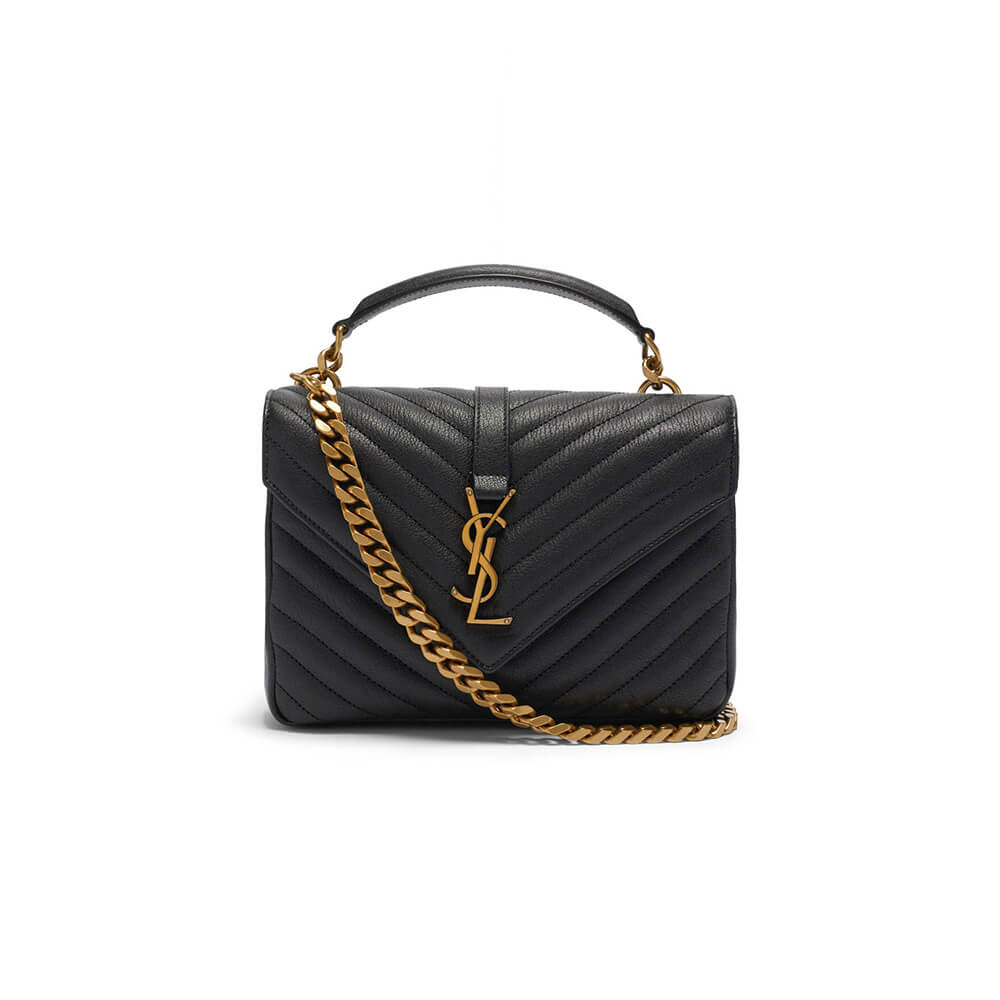 YSL Saint Laurent College Quilted-leather Satchel Bag1:1High-quality replica