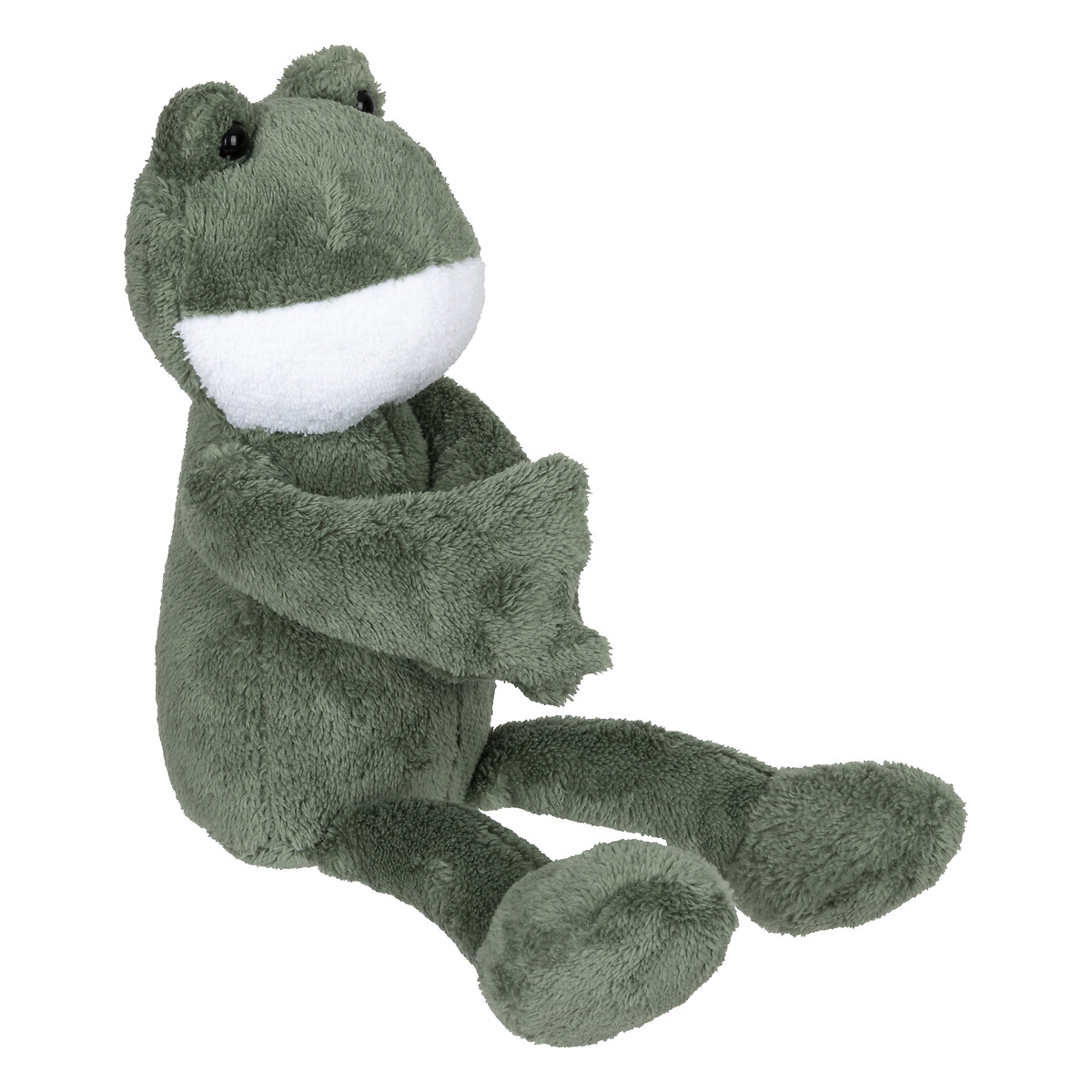 Frog plushie "Loes" Green, H.35 cm