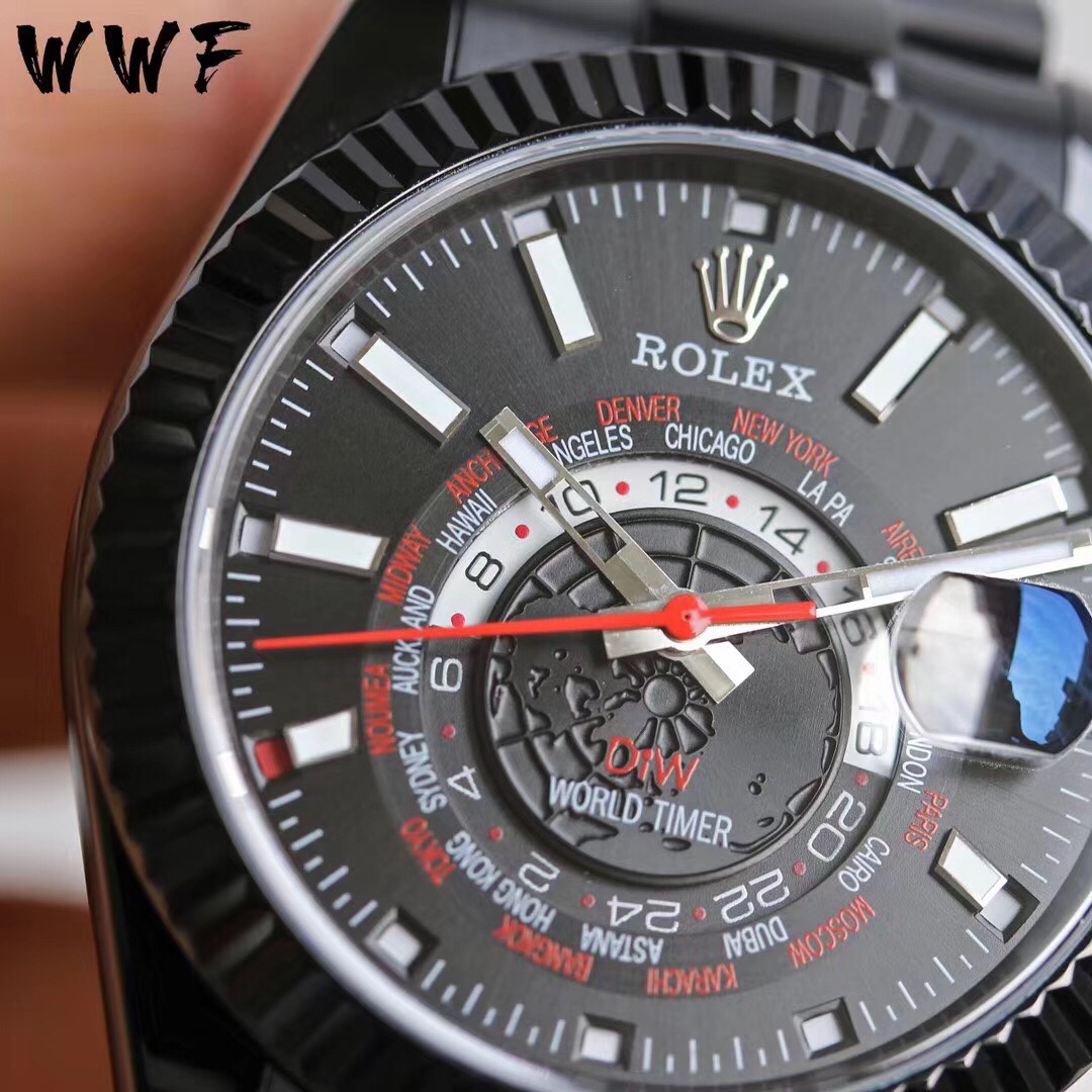 Rolex Skywalker ROLEX Series - DIW Modified - 40MM - Black(1:1 replica) - Elite Watch Atelier