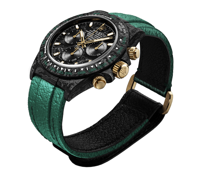ROLEX Diw Daytona carbon emerald 40mm oyster carbon(1:1 replica) - Top club
