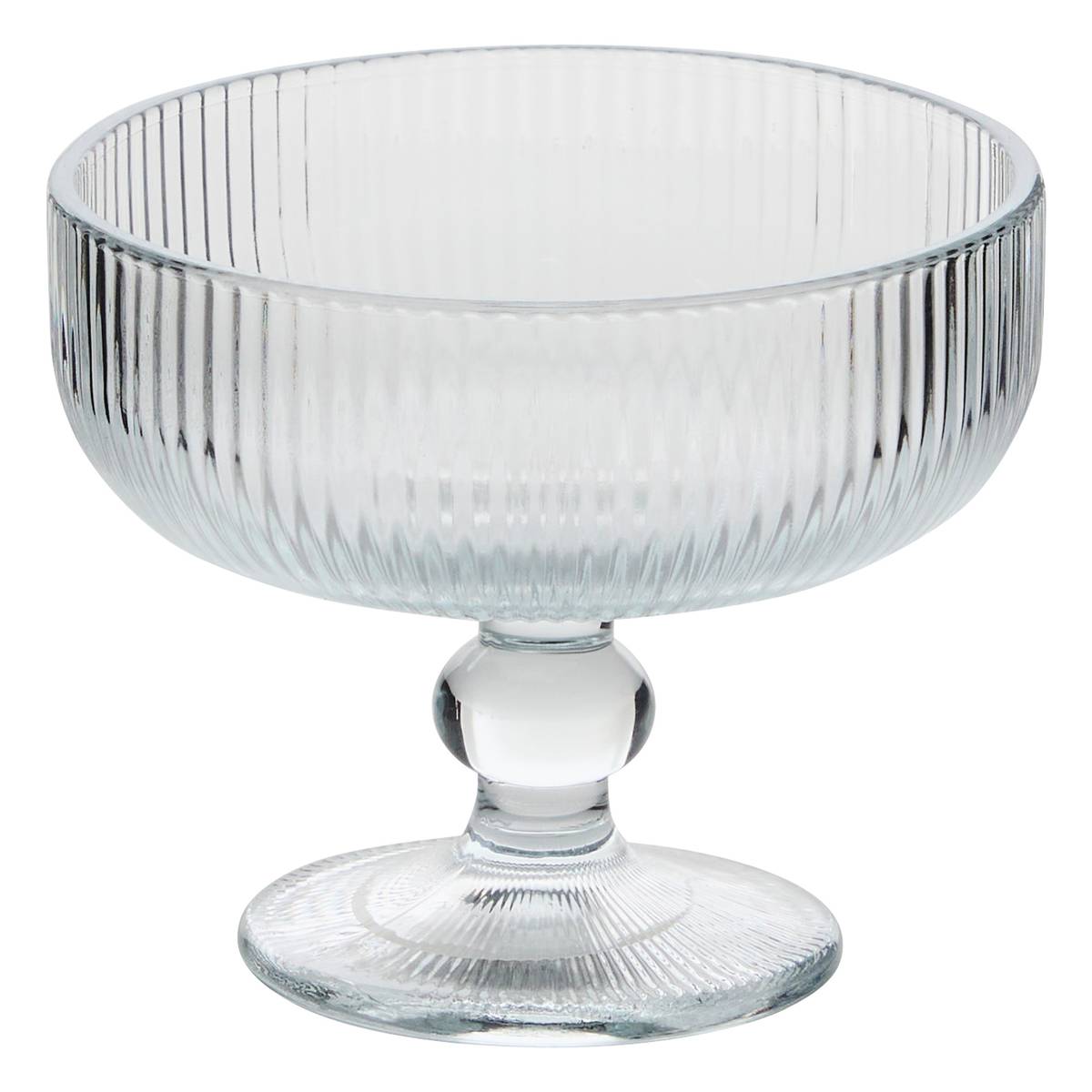 Ice cream bowl "Ema" Glass, 340 ml, Transparent