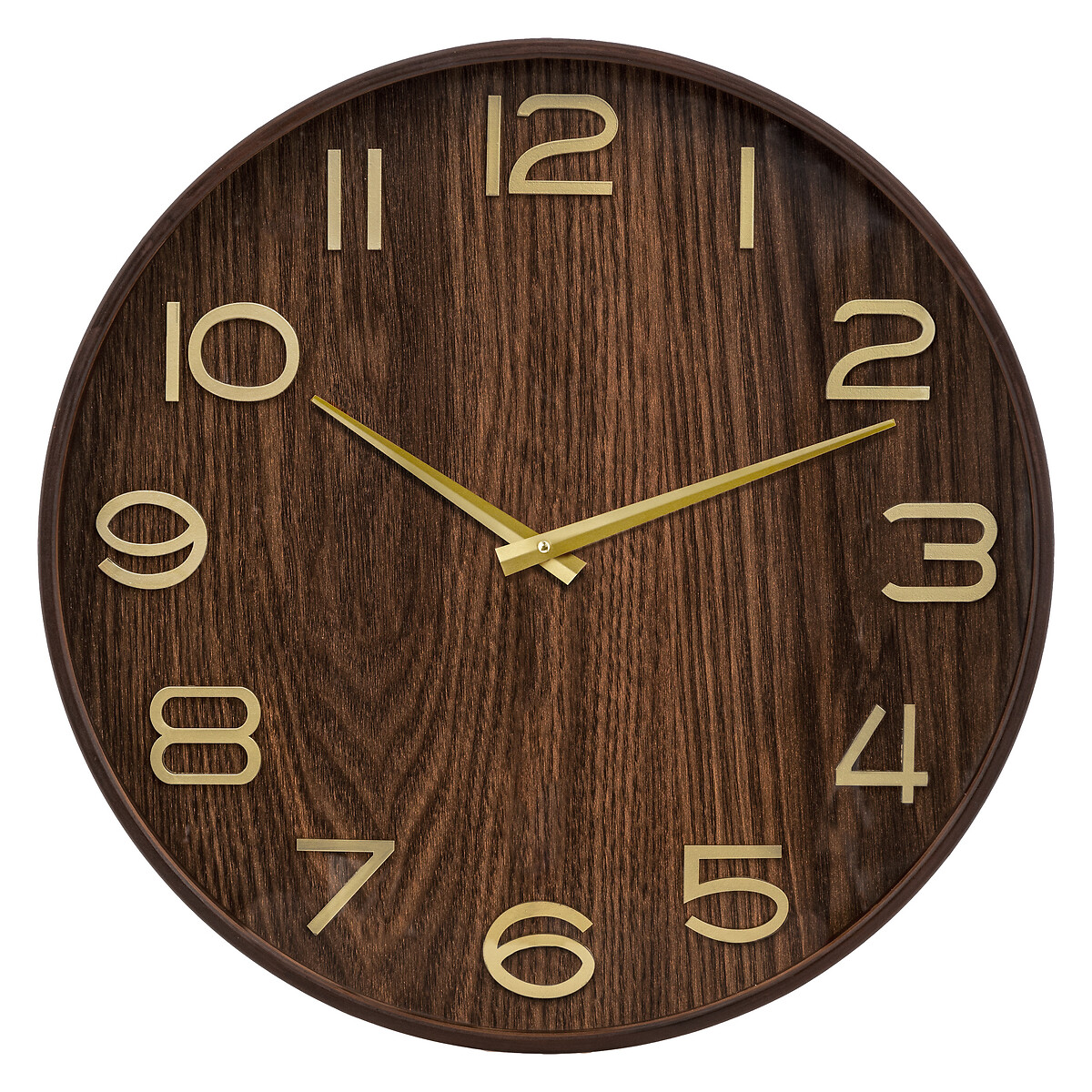 Clock "Ivana" Dark wood, D. 55 cm