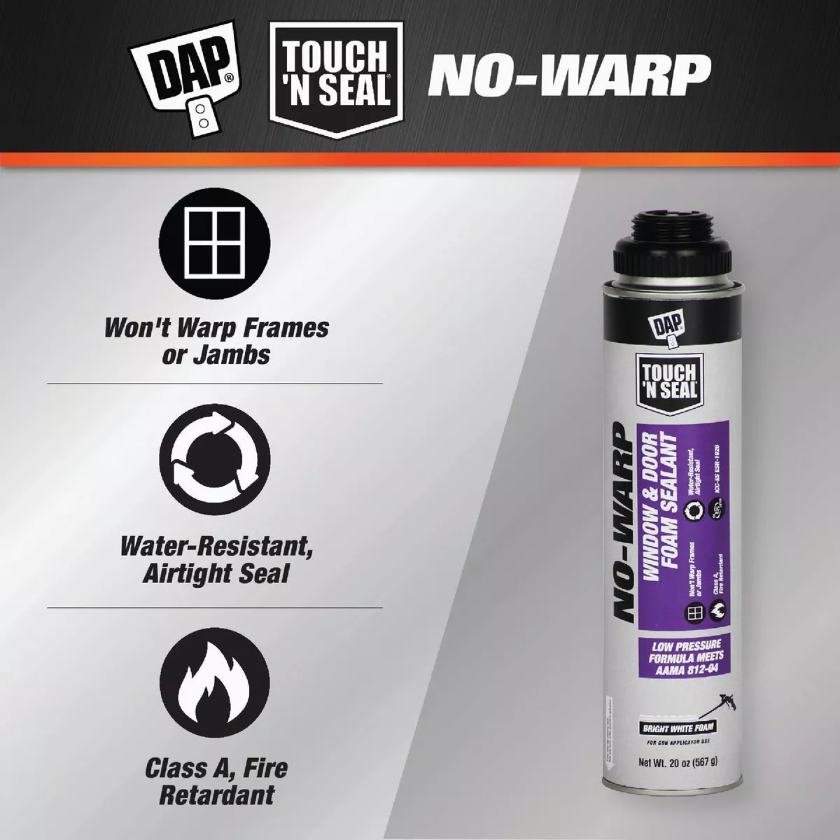 DAP Touch 'n Seal 20 Oz. No Warp Foam Sealant
