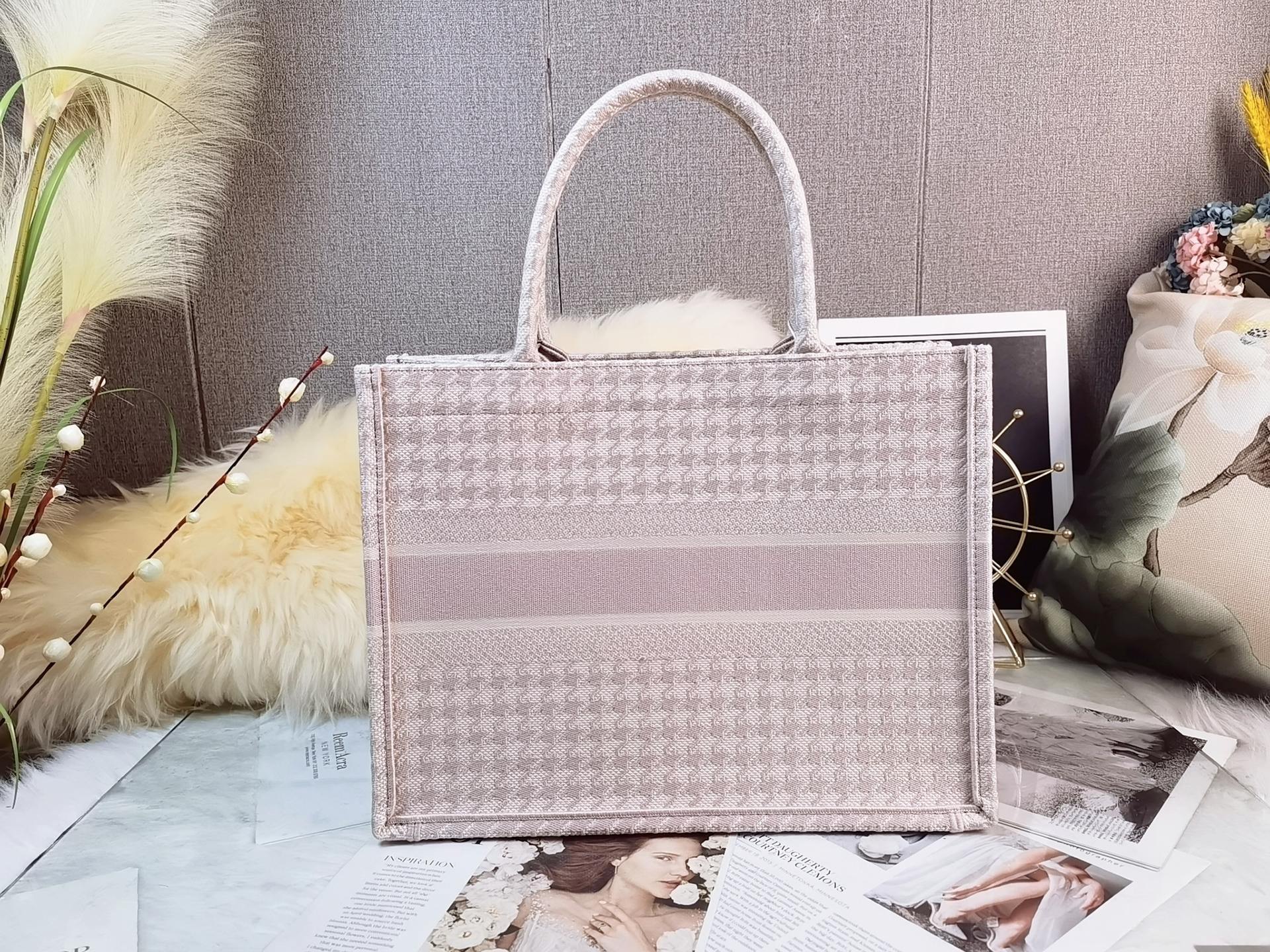 Christian Dior Medium Dior Book Tote Pink , For Women, Women’s Handbags 14in/36cm CD1:1High-quality replica