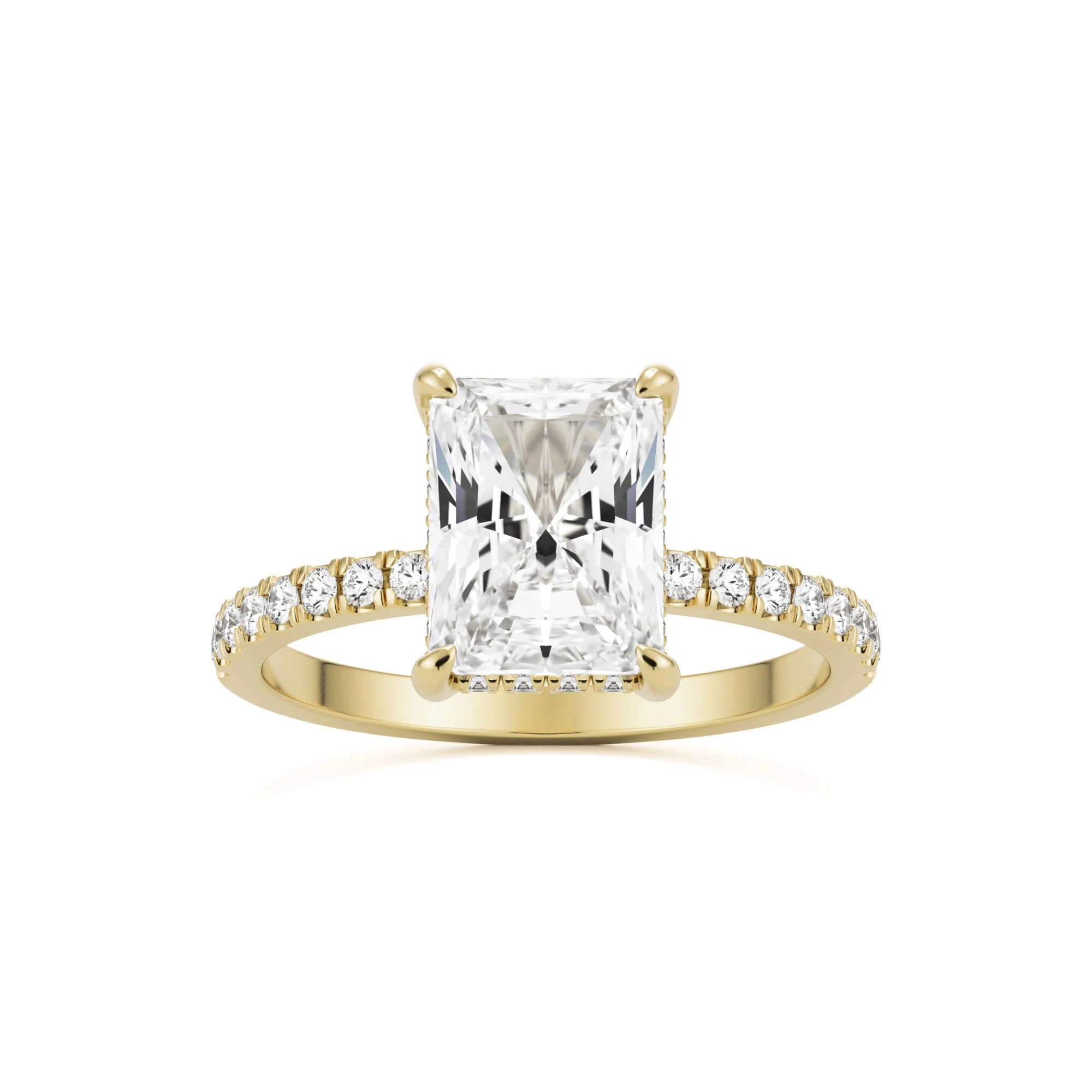 The Radiant Hidden Halo Pavé