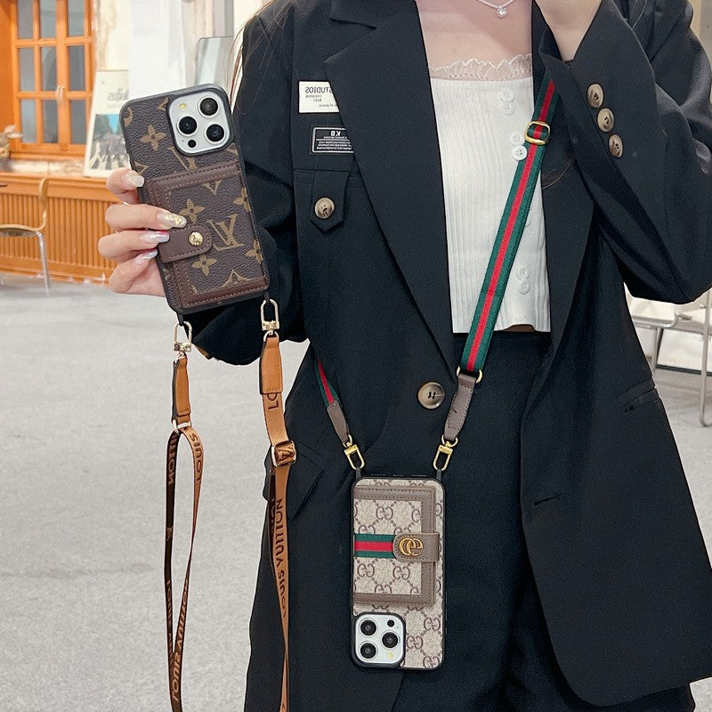 GG Card Bag Crossbody iPhone Case - Wholesale & Influencer