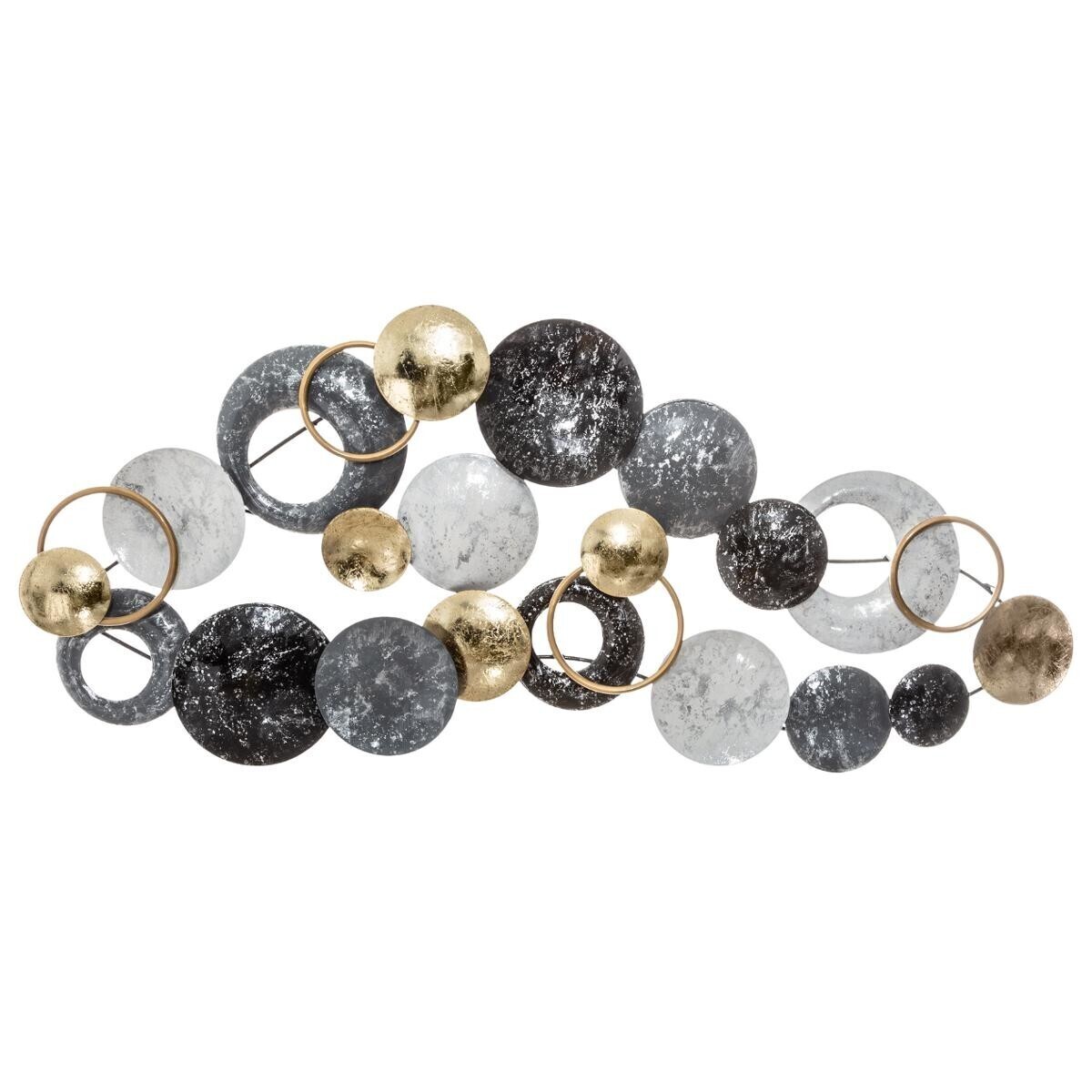 Wall decoration, metal "Lali" Blue, 93x43 cm