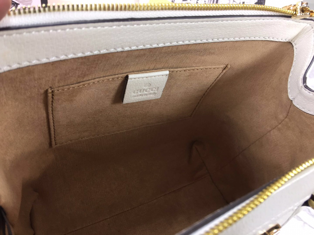 Replica Gucci Ophidia Small Tote Bag Black/White1:1High-quality replica