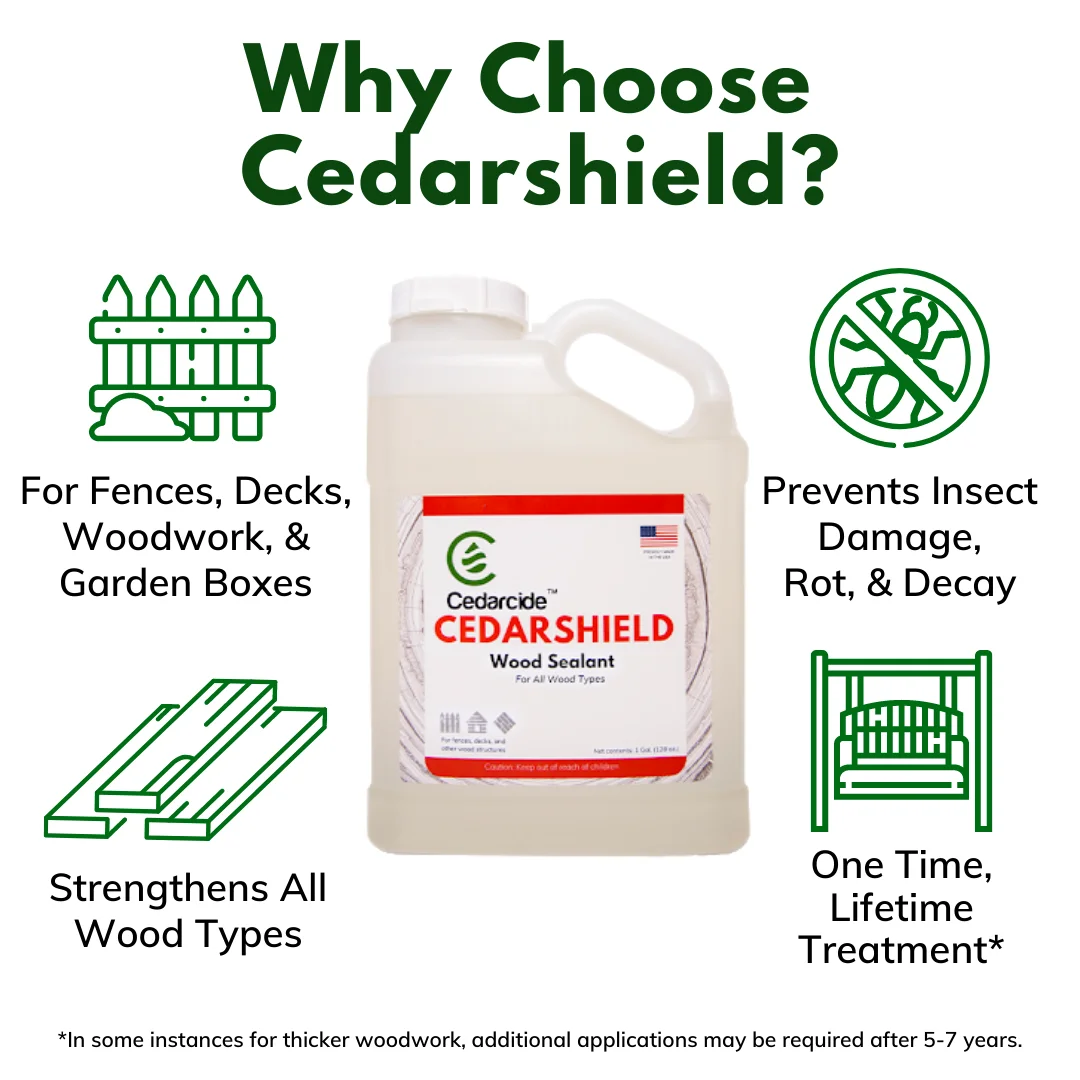Cedarcide Cedarshield Wood Sealant Finish