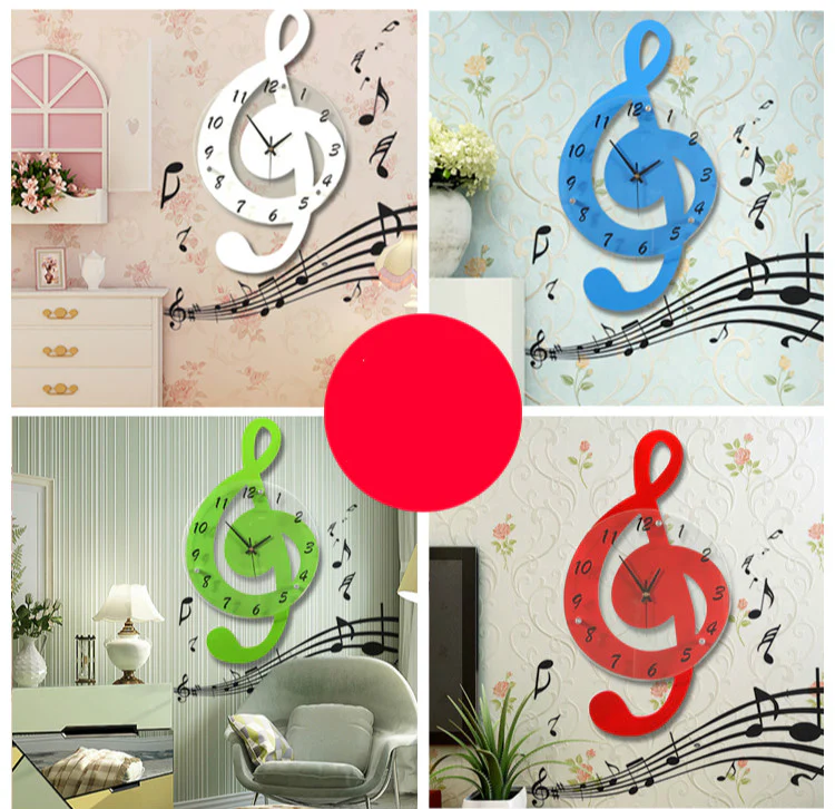 Creative Music Wall Clock