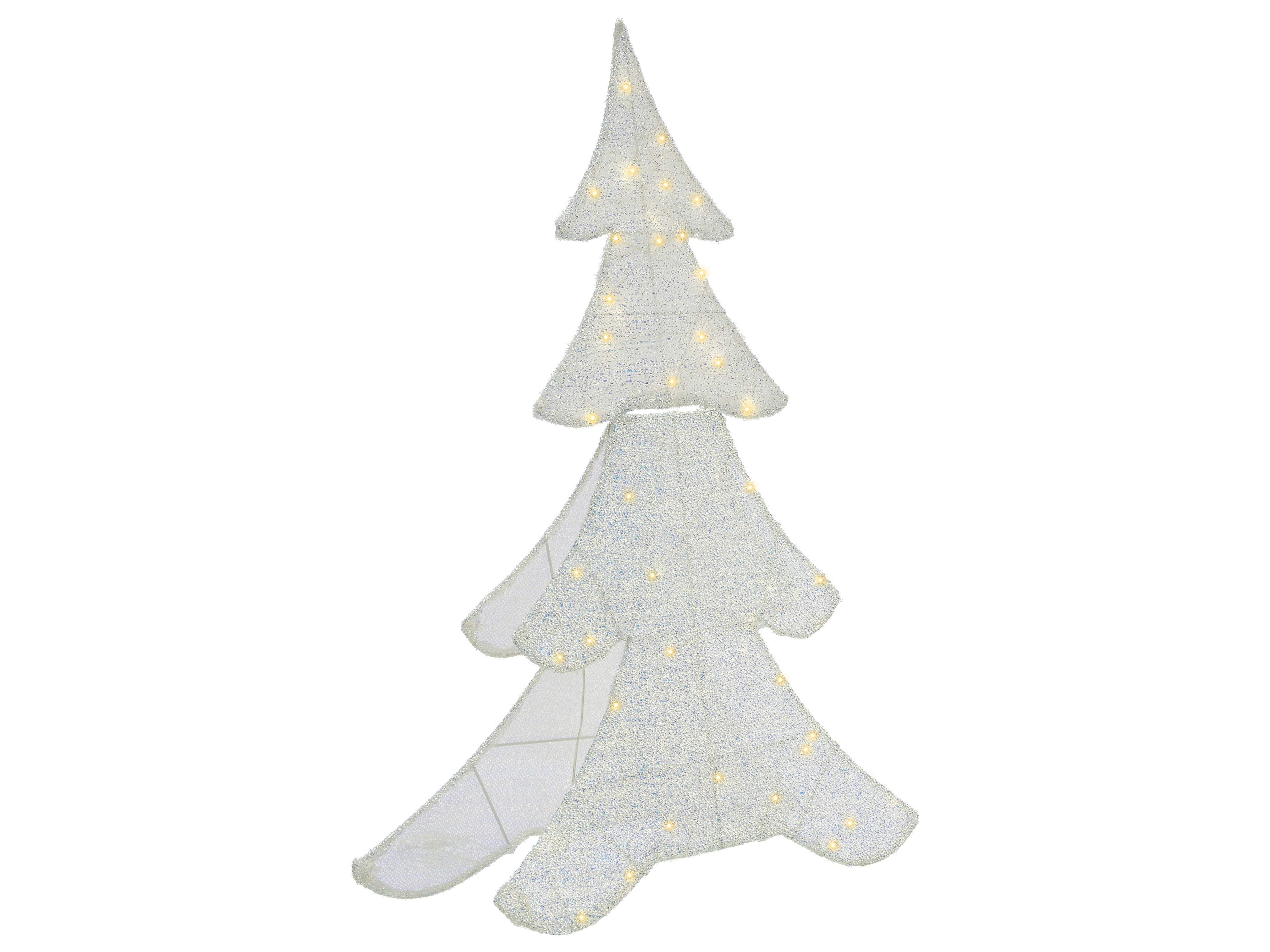 Outdoor Decoration LED EDASJON Christmas Tree 95 cm White