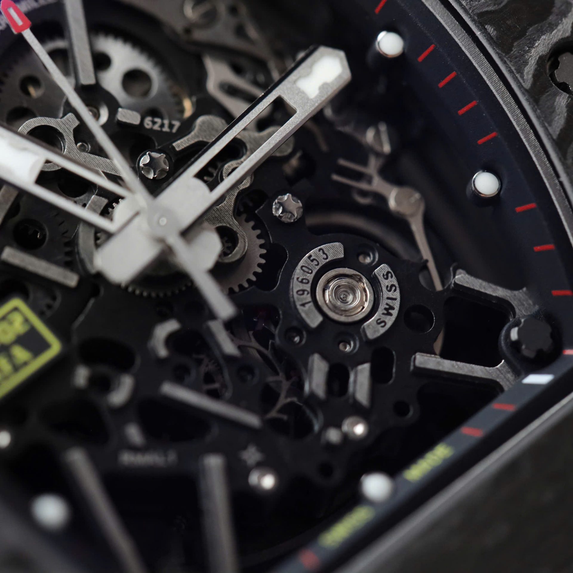 Richard Mille Rm35-02 Black Copies Watches Carbon Super Light ZF Factoy 44mm - Top club