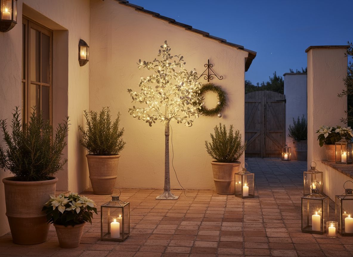 Outdoor Decoration LED MELAKKO Tree 150 cm Green