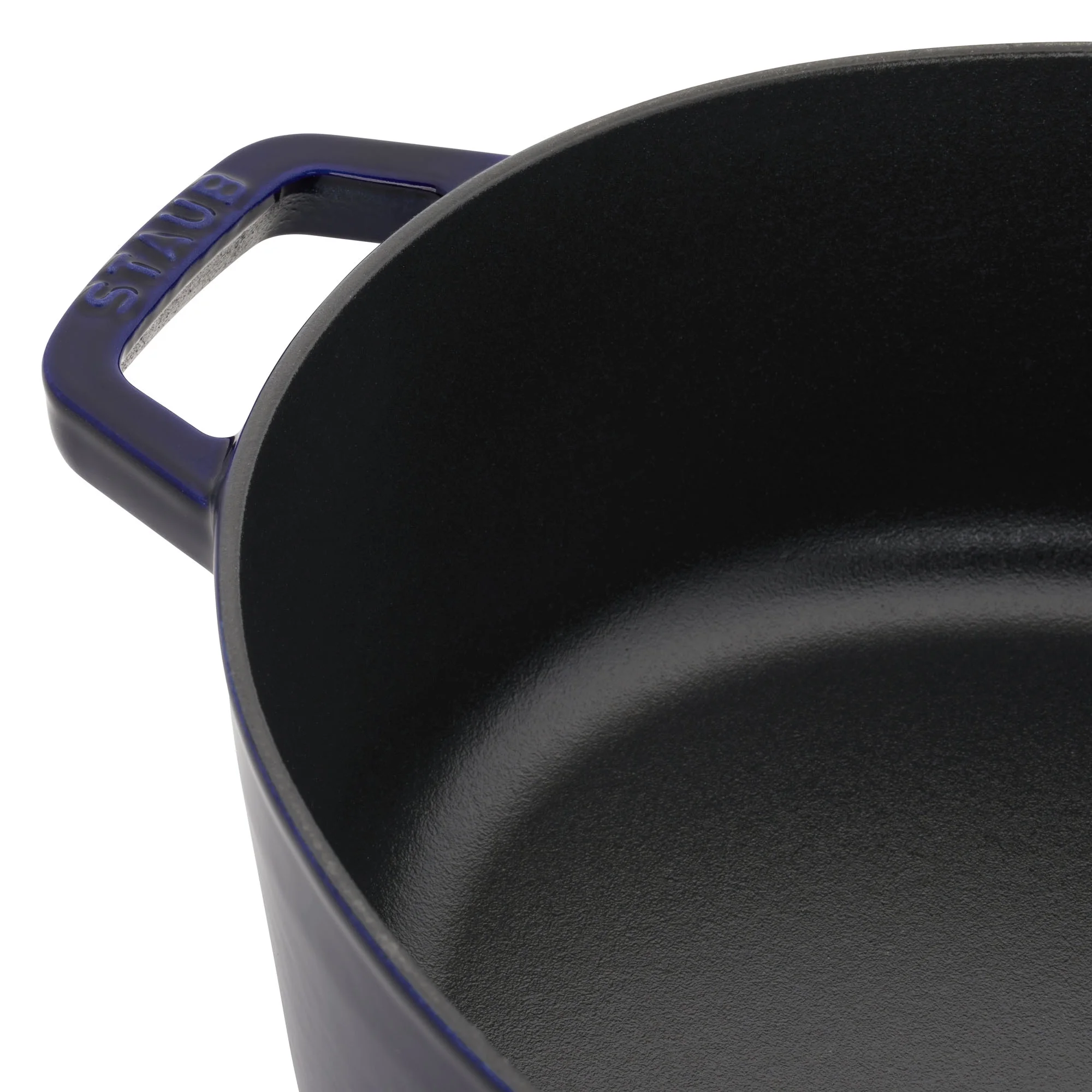 Staub Cast Iron 6.25-qt Shallow Oval Dutch Oven - Citron - Image 35