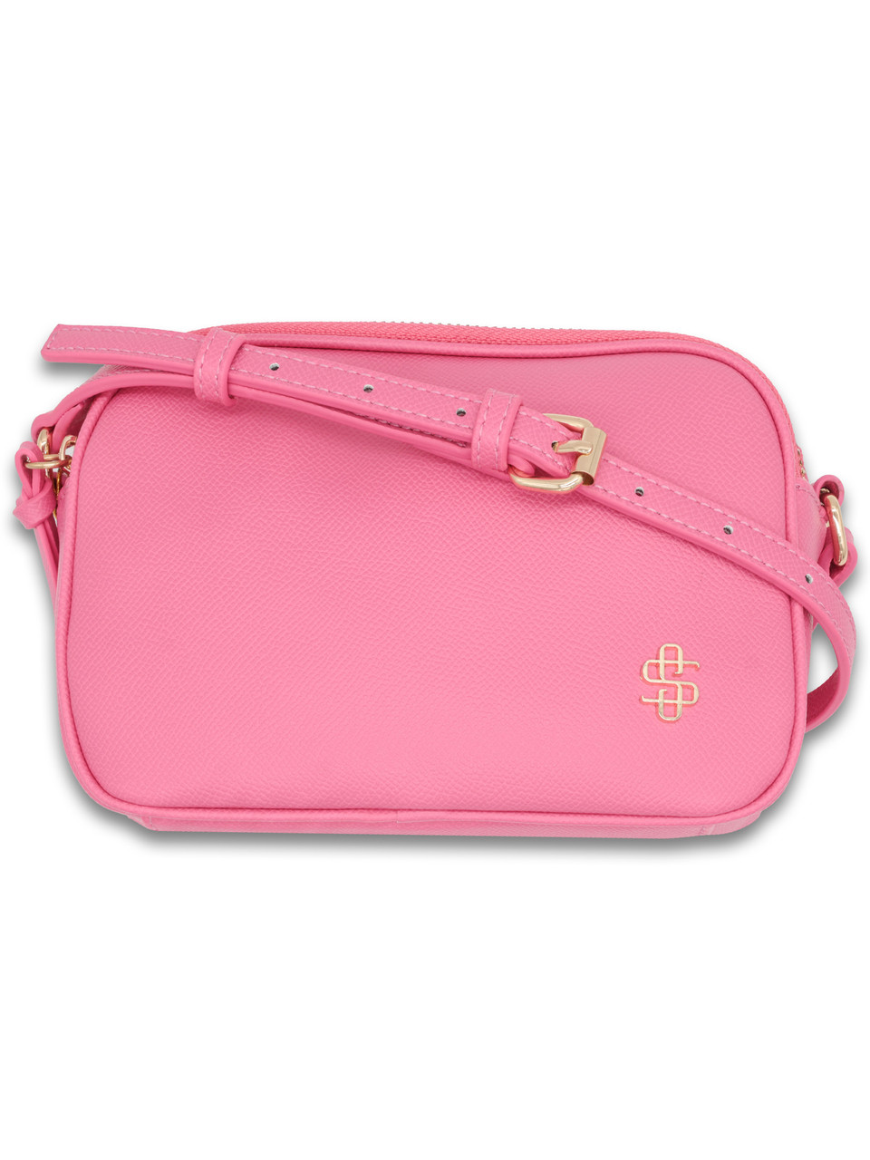 0126-BAG-LTHR-VGN-CRS-PINK - Simply Southern Outlet