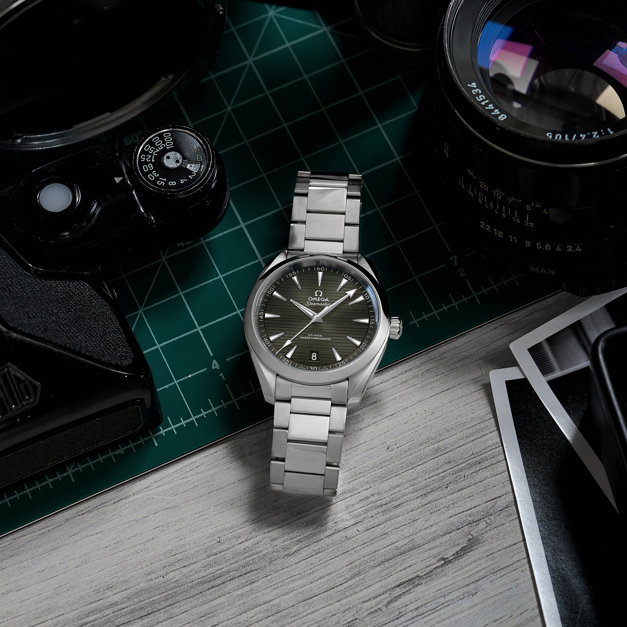 Seamaster Aqua Terra 150M Co-Axial Master Chronometer 41mm Green Dial On Bracelet(1:1 replica) - Elite Watch Atelier